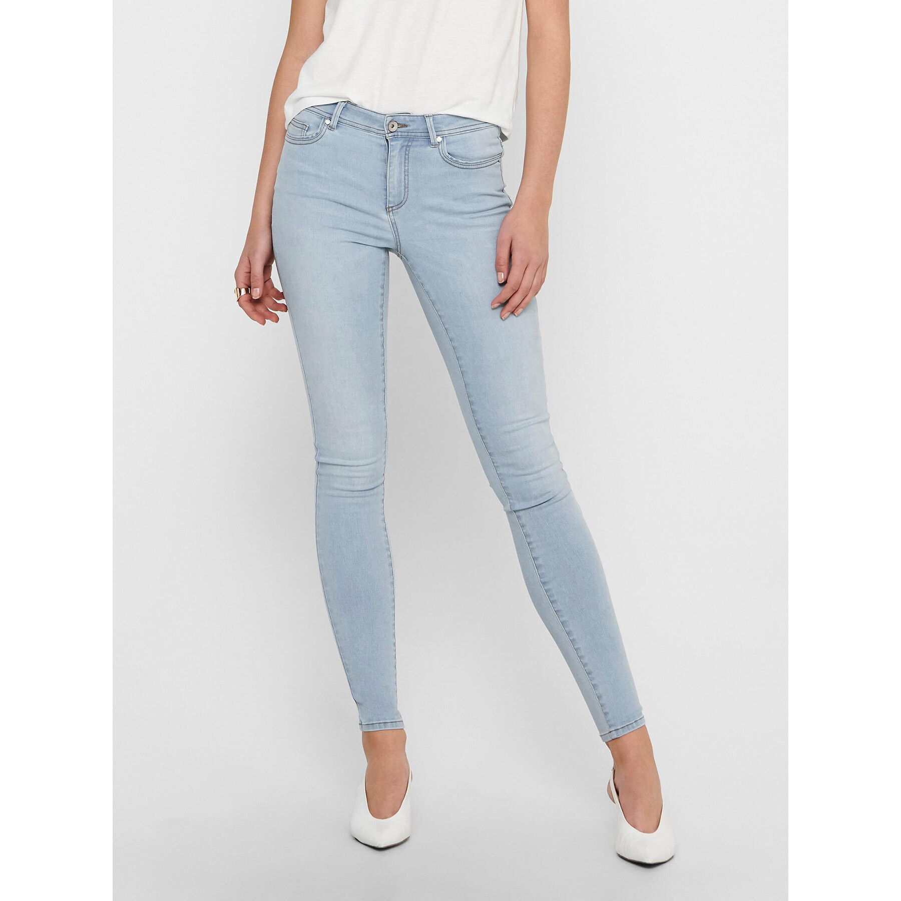 ONLY Jeansy 15223166 Modrá Skinny Fit - Pepit.cz