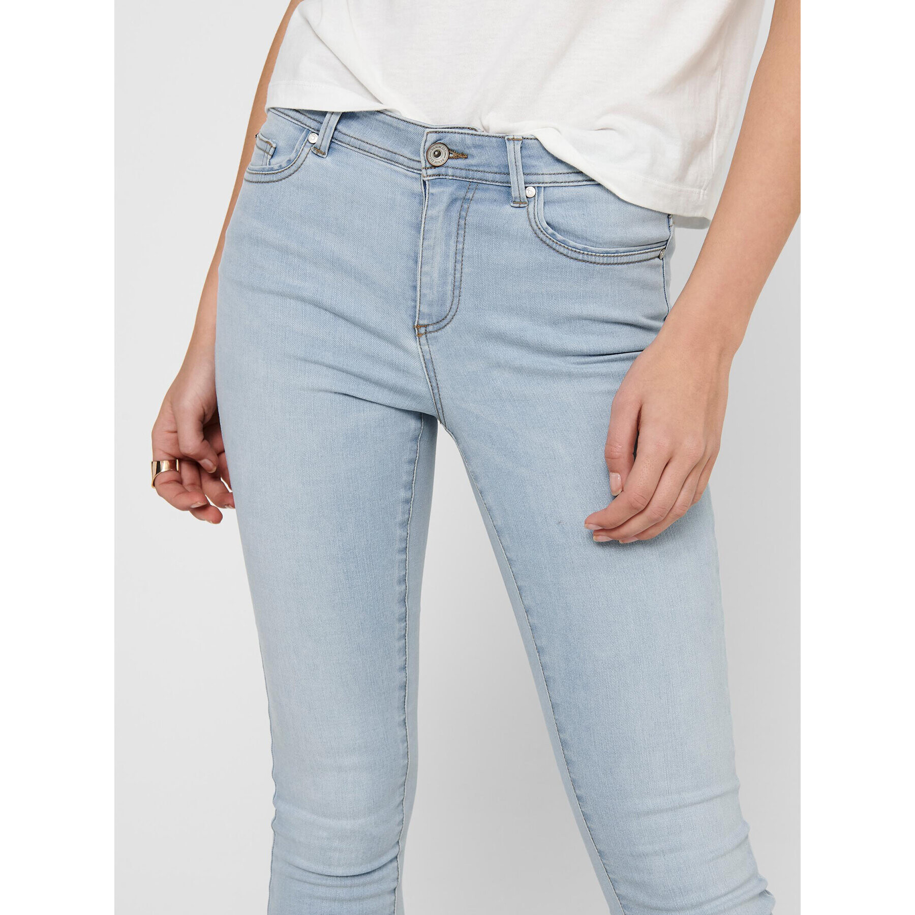 ONLY Jeansy 15223166 Modrá Skinny Fit - Pepit.cz