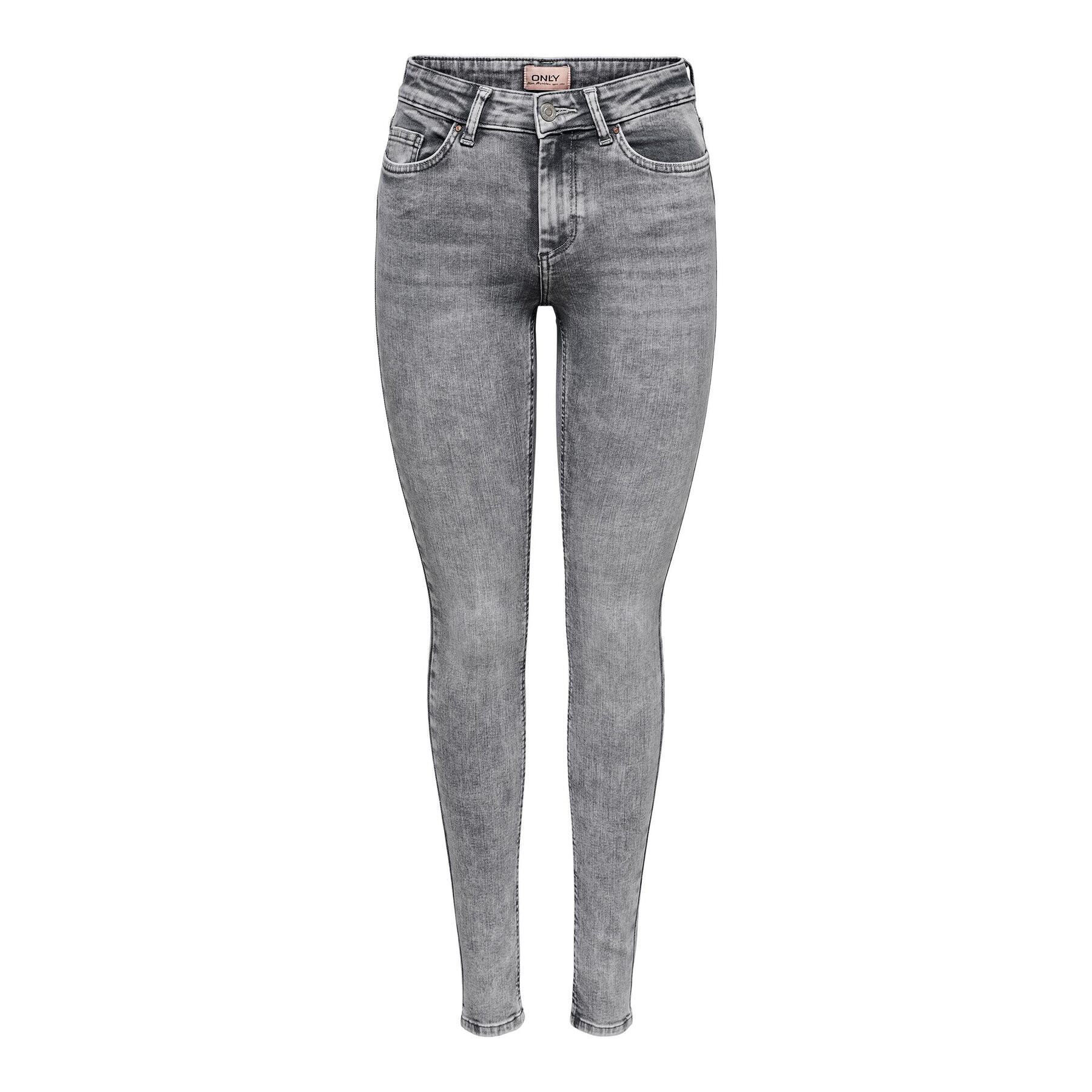 ONLY Jeansy 15245366 Šedá Skinny Fit - Pepit.cz