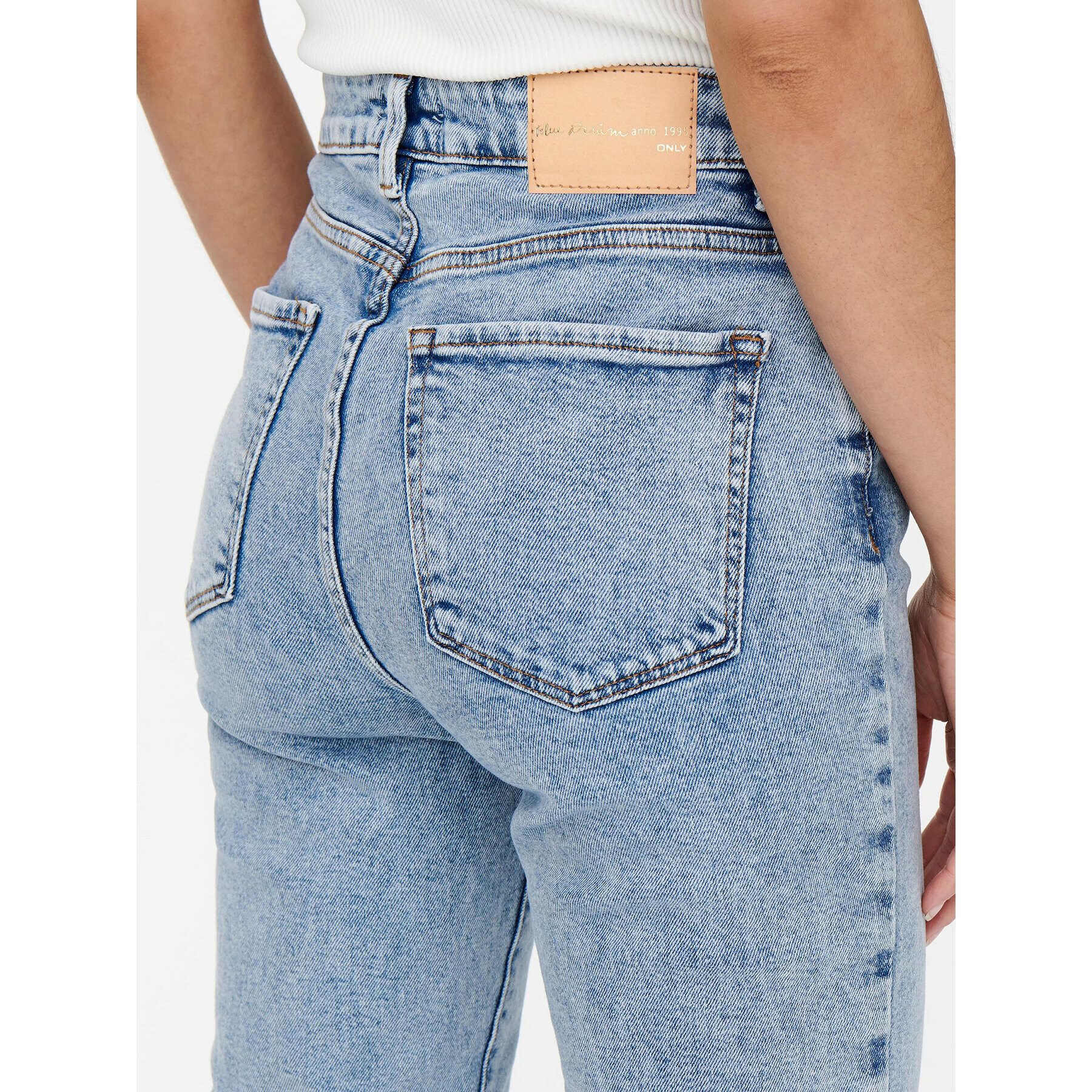 ONLY Jeansy 15248715 Modrá Straight Fit - Pepit.cz