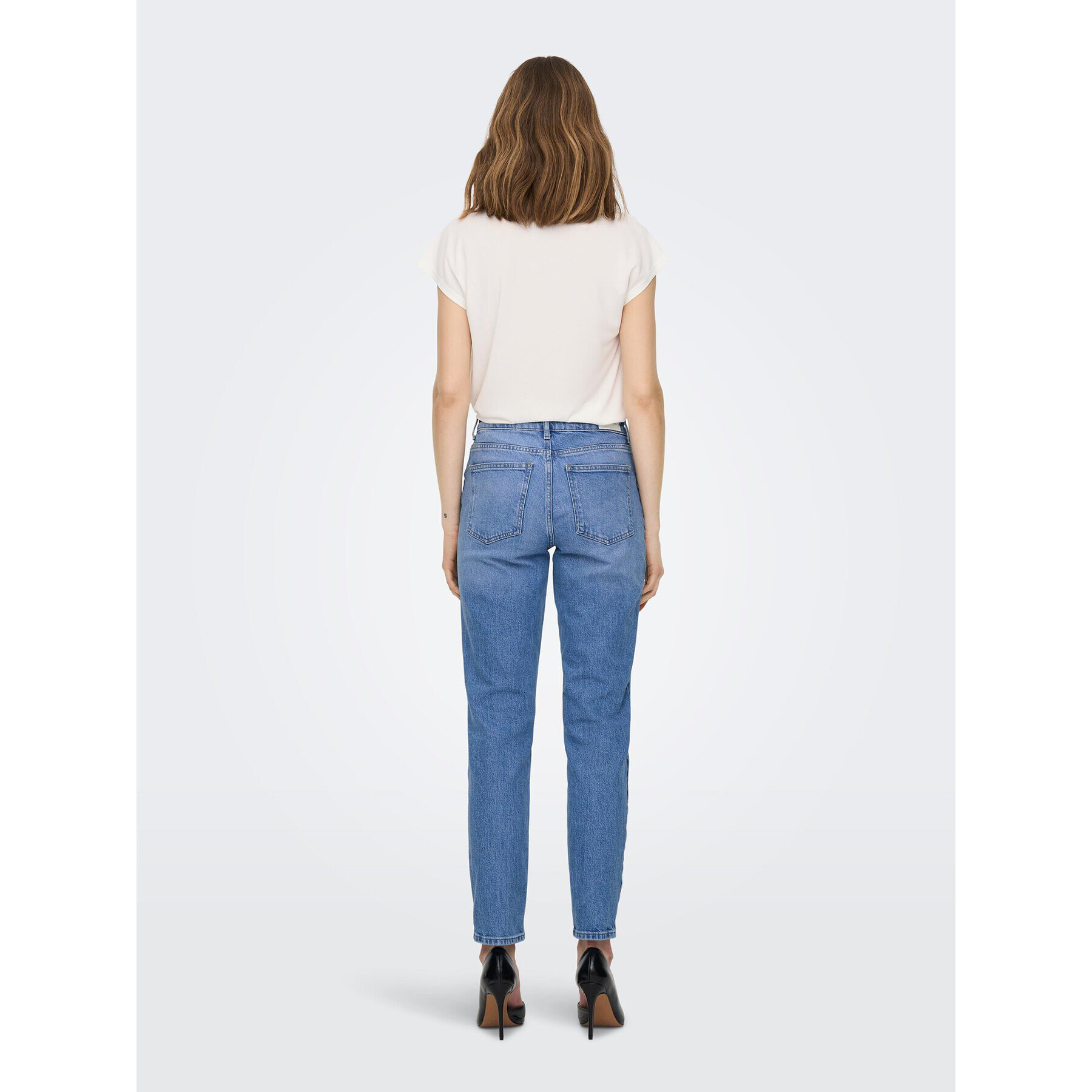 ONLY Jeansy 15249500 Modrá Straight Fit - Pepit.cz