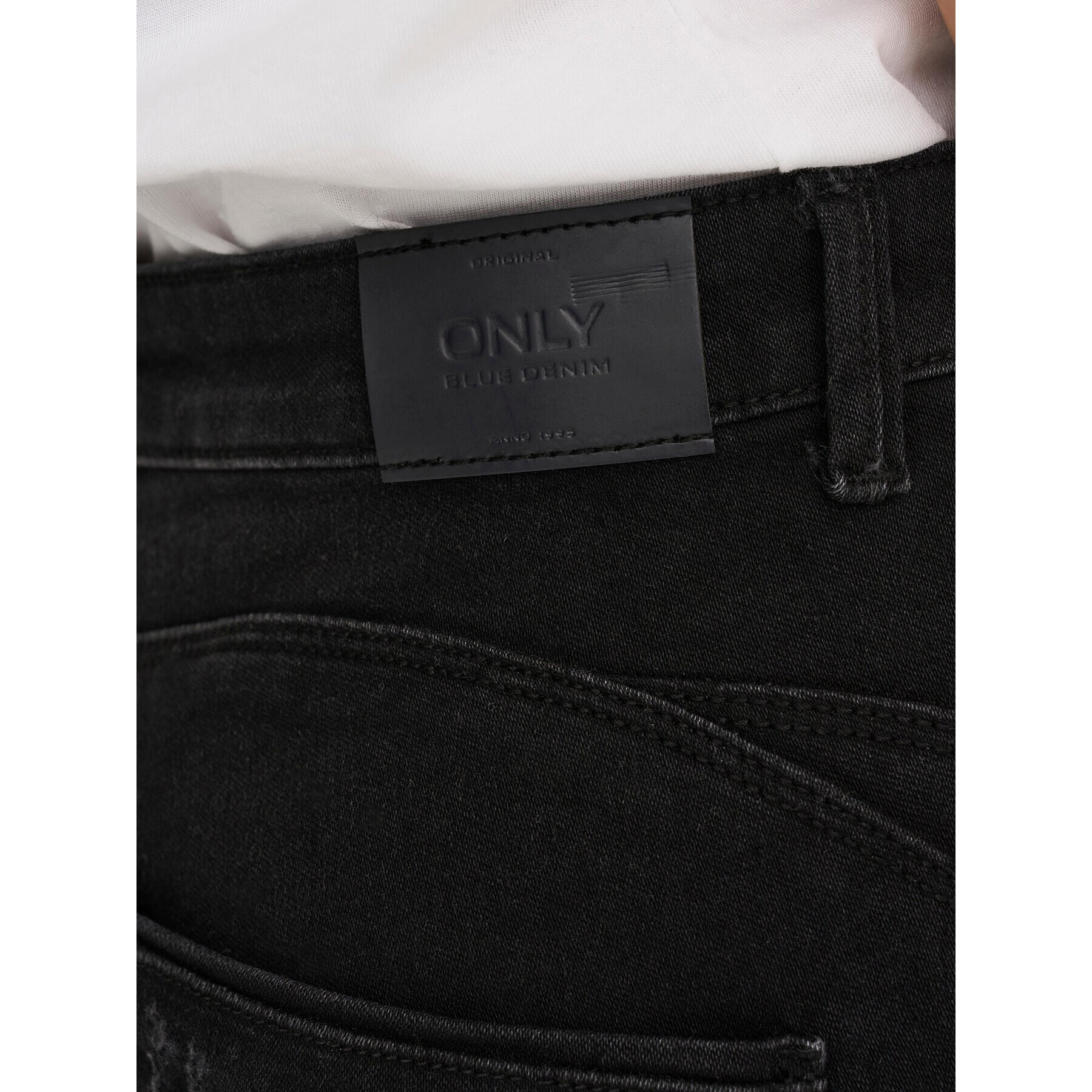 ONLY Jeansy 15259128 Černá Skinny Fit - Pepit.cz