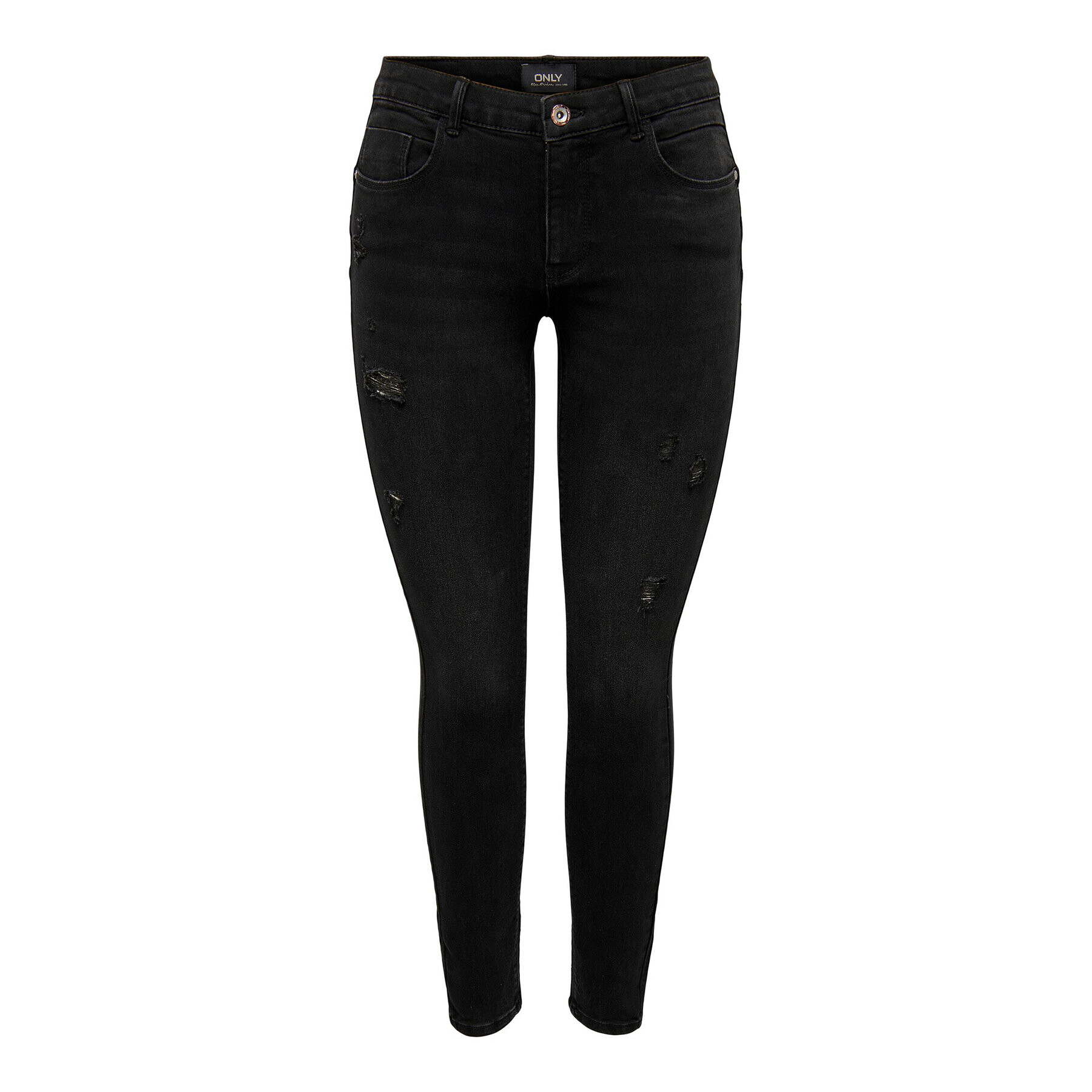 ONLY Jeansy 15259128 Černá Skinny Fit - Pepit.cz