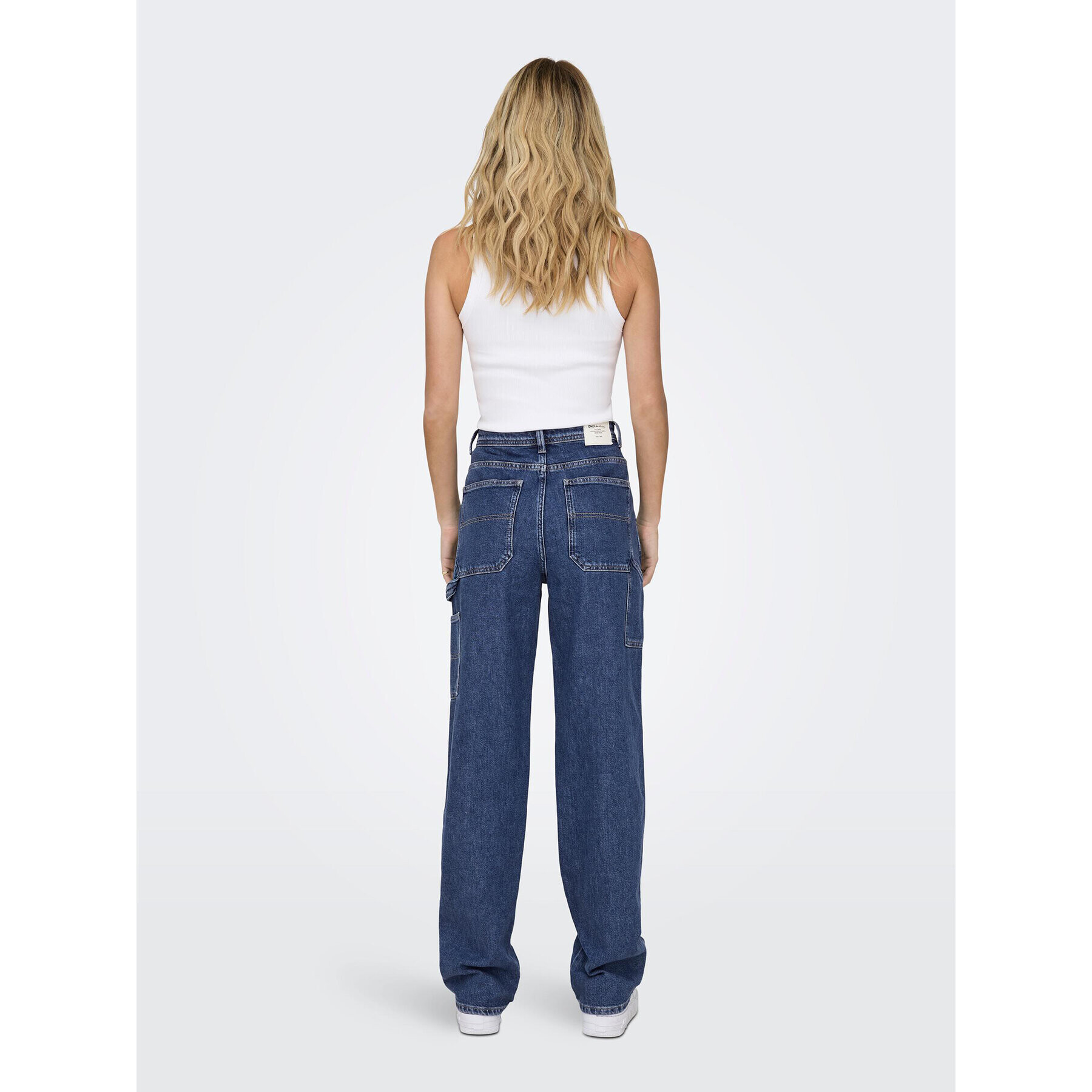 ONLY Jeansy 15271792 Modrá Straight Fit - Pepit.cz