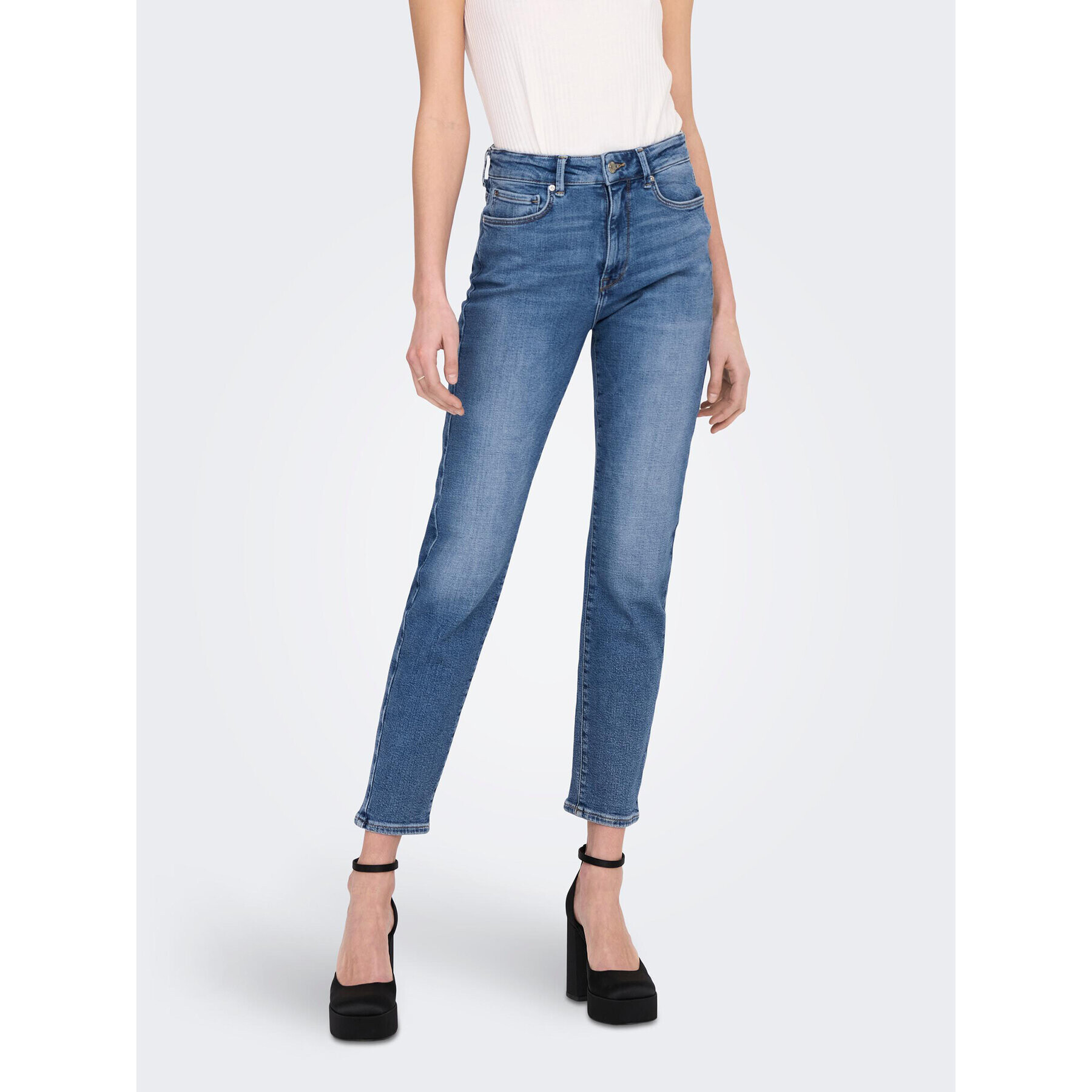 ONLY Jeansy 15283925 Modrá Skinny Fit - Pepit.cz