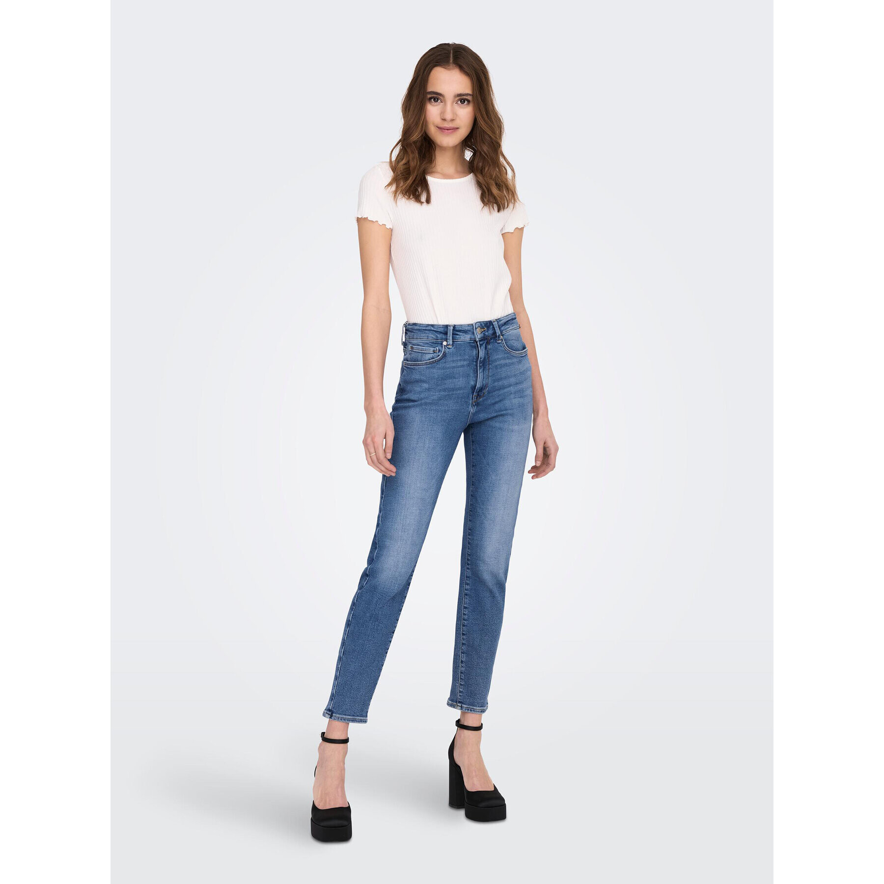 ONLY Jeansy 15283925 Modrá Skinny Fit - Pepit.cz