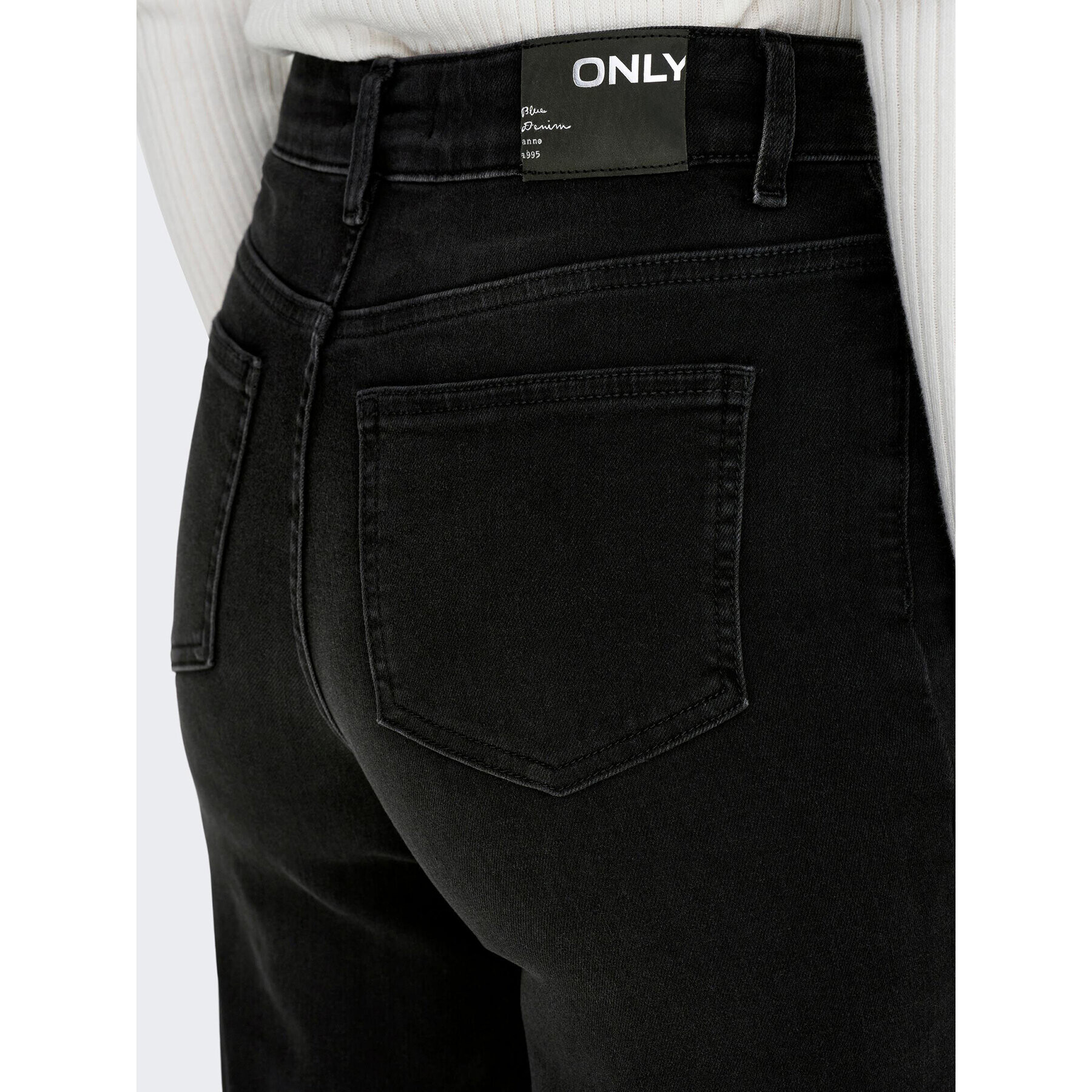 ONLY Jeansy 15299796 Černá Wide Leg - Pepit.cz