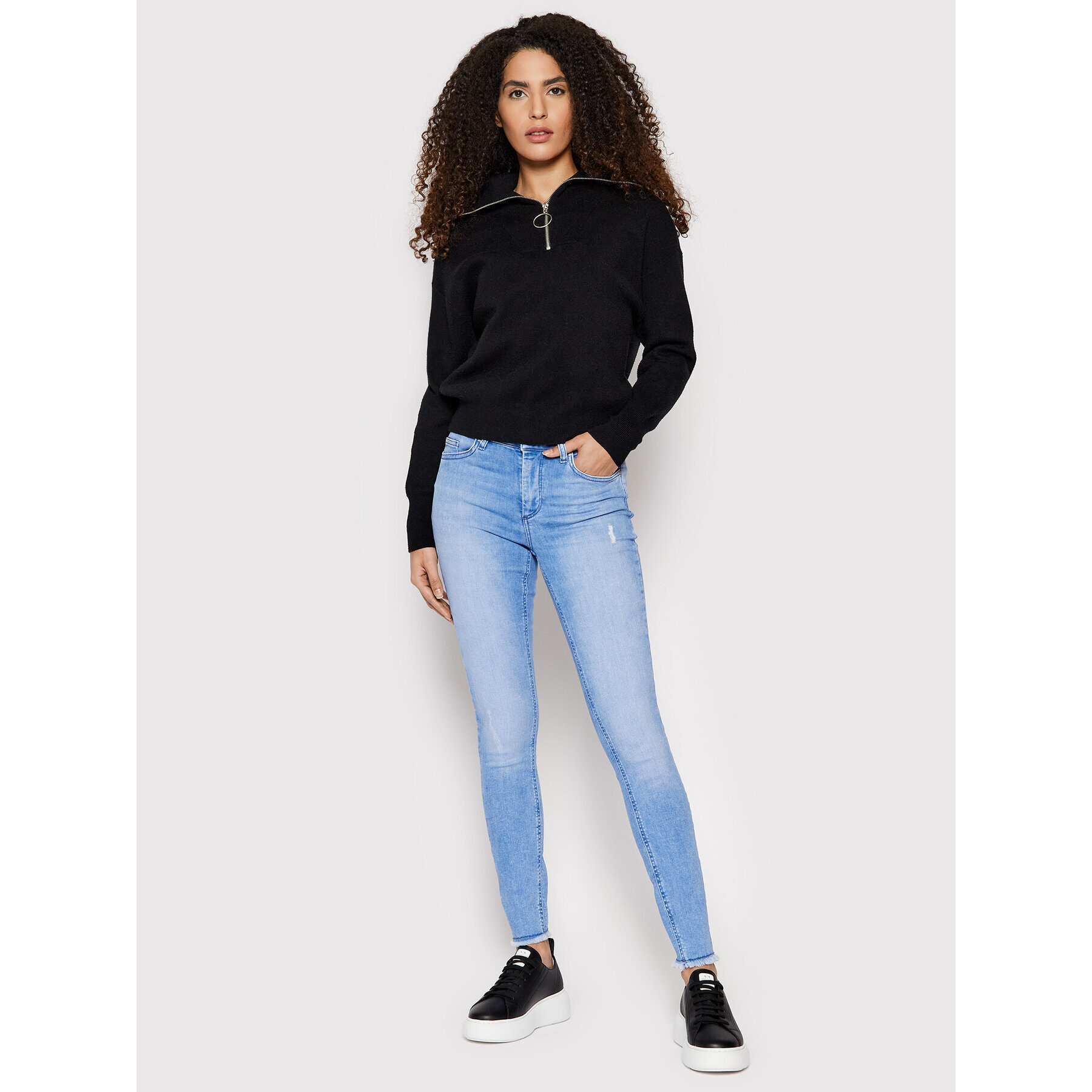 ONLY Jeansy Blush 15178061 Modrá Skinny Fit - Pepit.cz