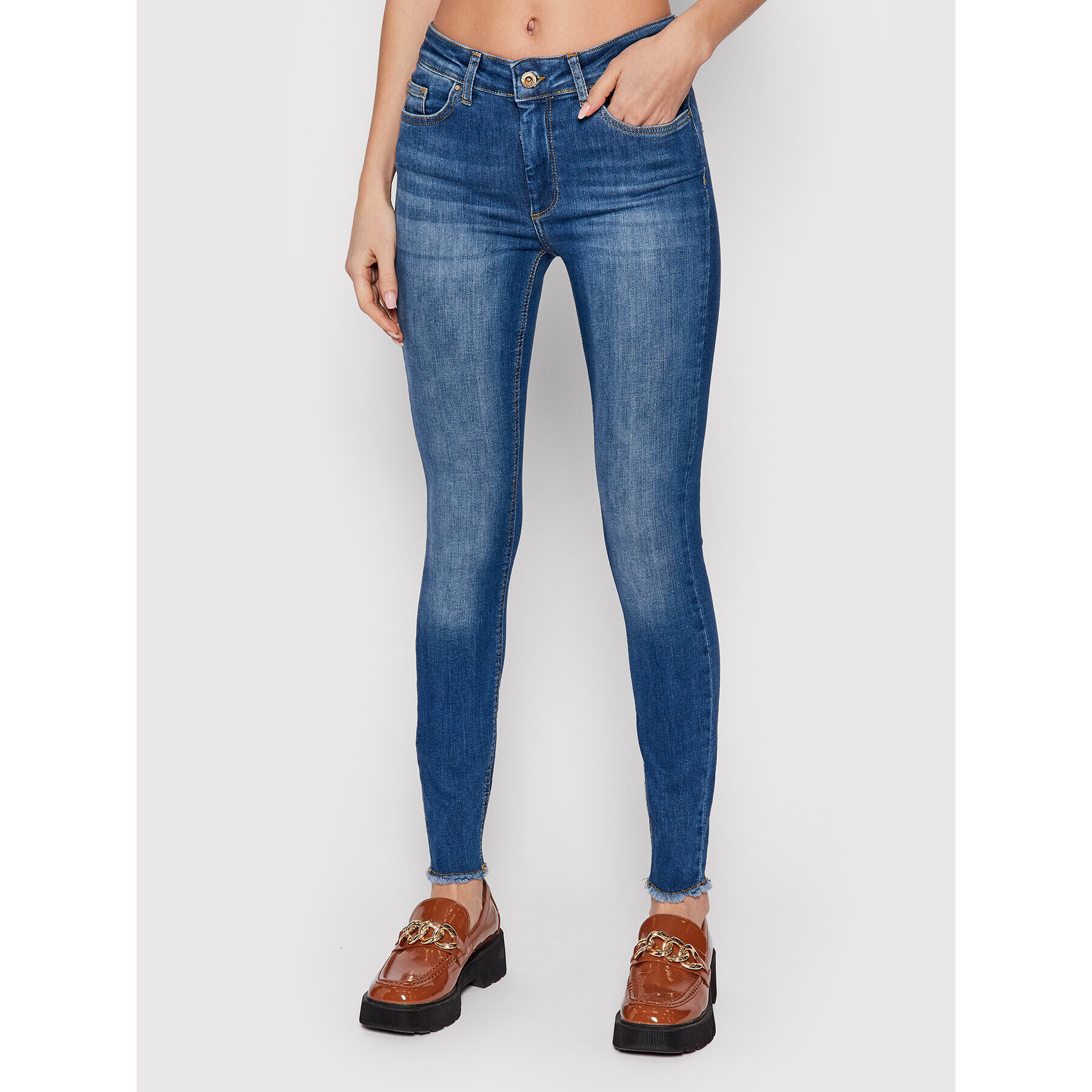 ONLY Jeansy Blush 15234797 Modrá Skinny Fit - Pepit.cz