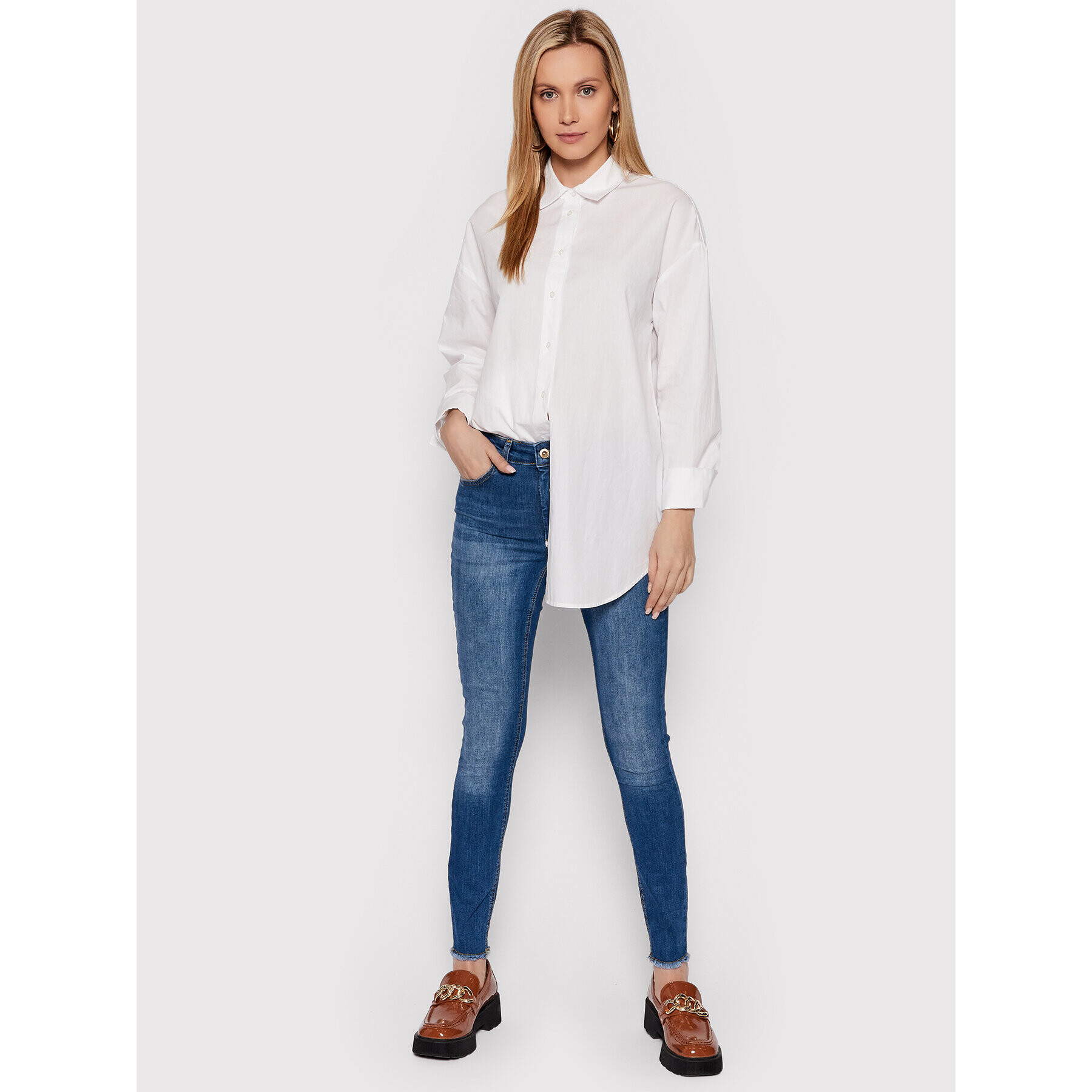 ONLY Jeansy Blush 15234797 Modrá Skinny Fit - Pepit.cz