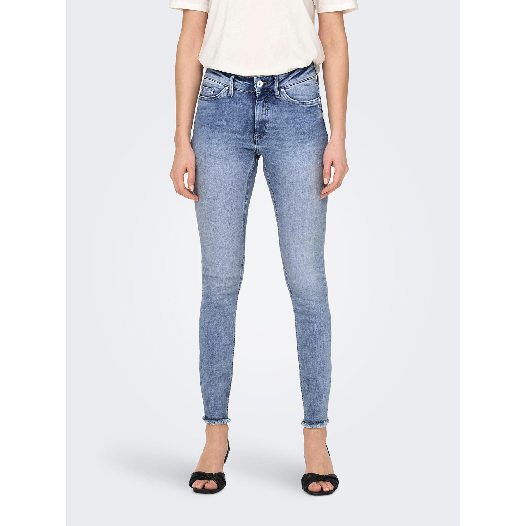 ONLY Jeansy Blush 15263454 Modrá Skinny Fit - Pepit.cz