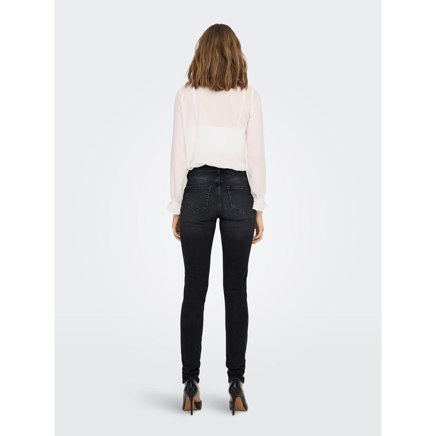 ONLY Jeansy Blush 15263747 Černá Skinny Fit - Pepit.cz