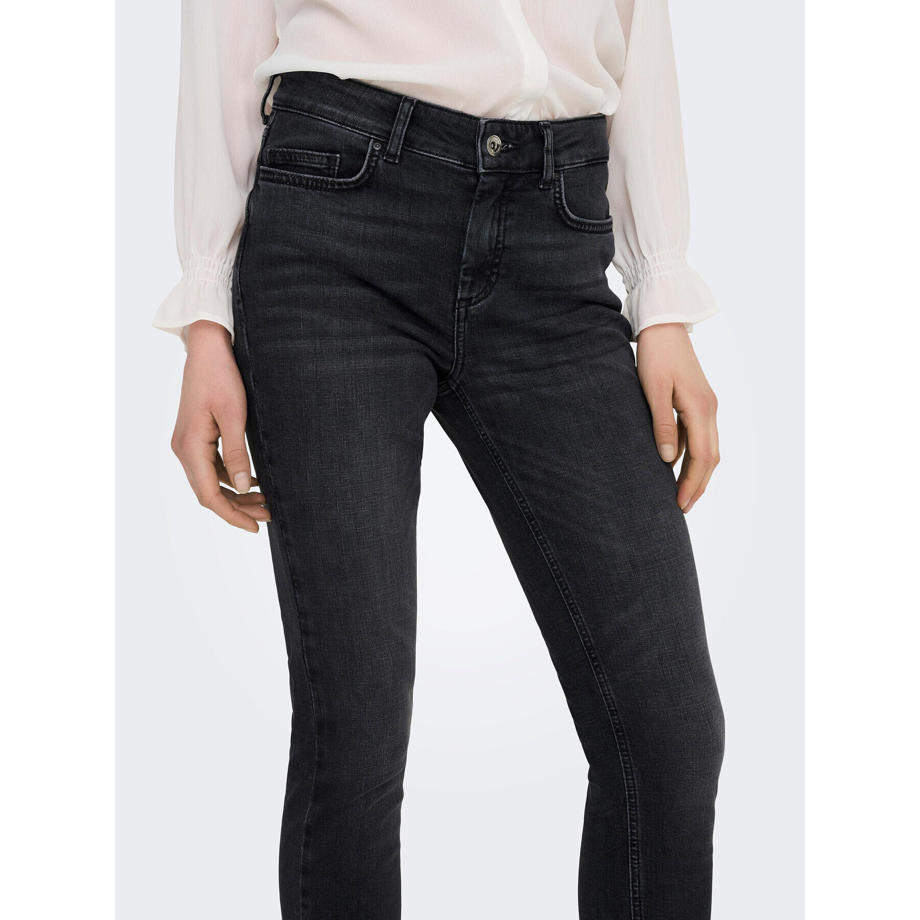 ONLY Jeansy Blush 15263747 Černá Skinny Fit - Pepit.cz