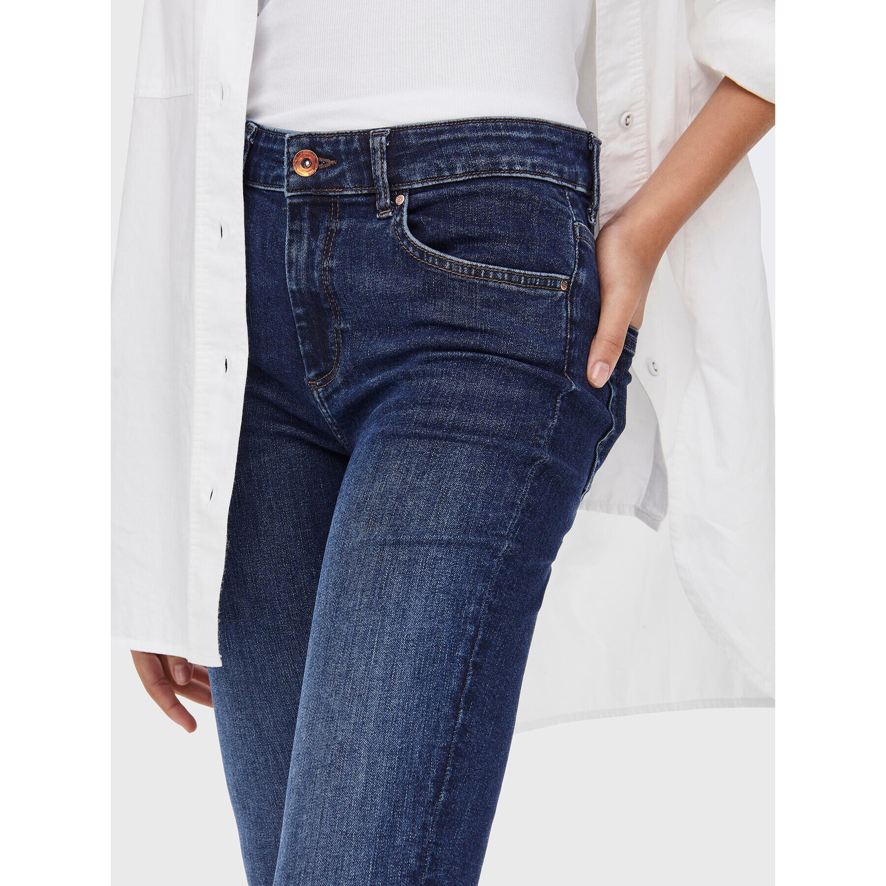 ONLY Jeansy Blush 15277811 Modrá Skinny Fit - Pepit.cz