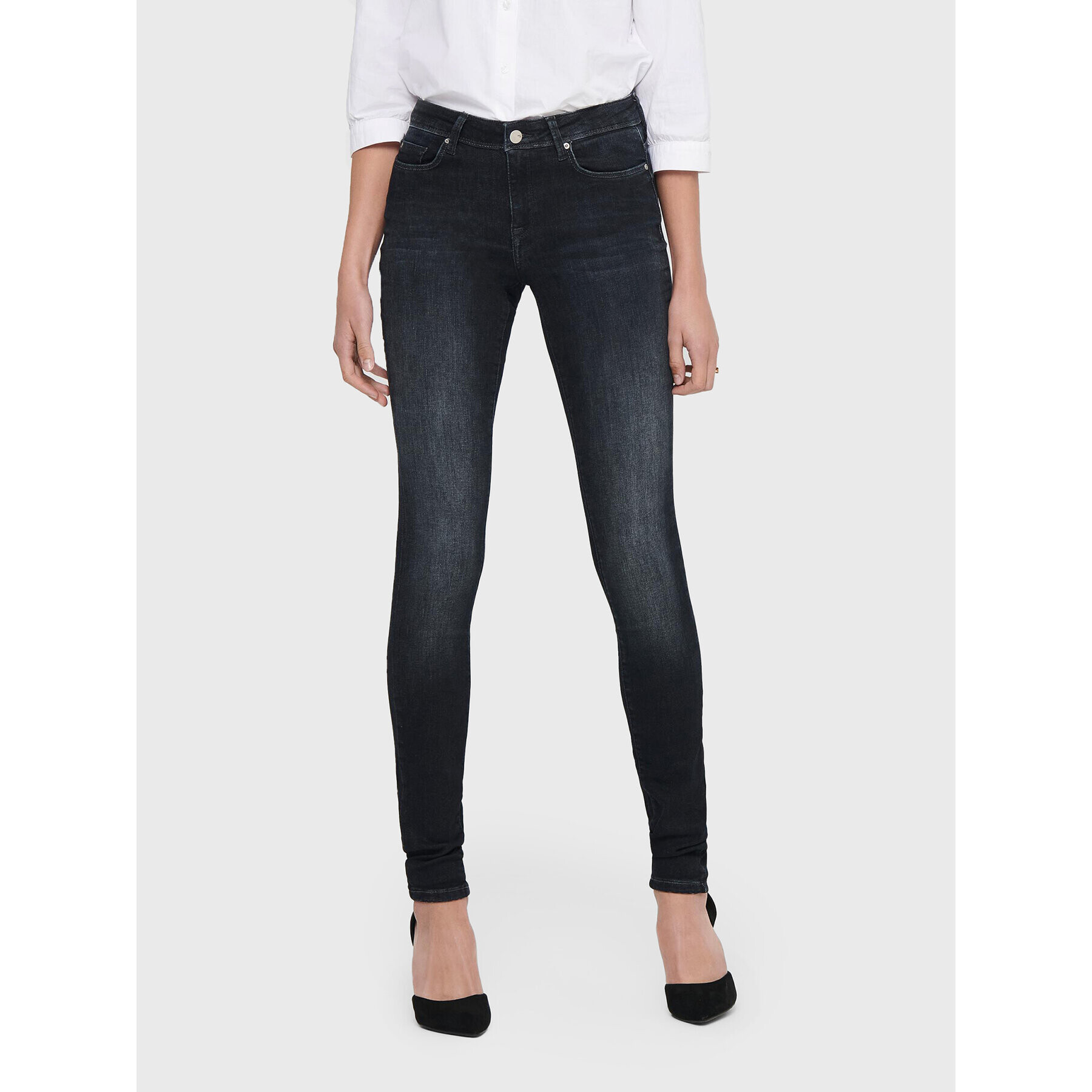 ONLY Jeansy Shape 15209614 Tmavomodrá Skinny Fit - Pepit.cz