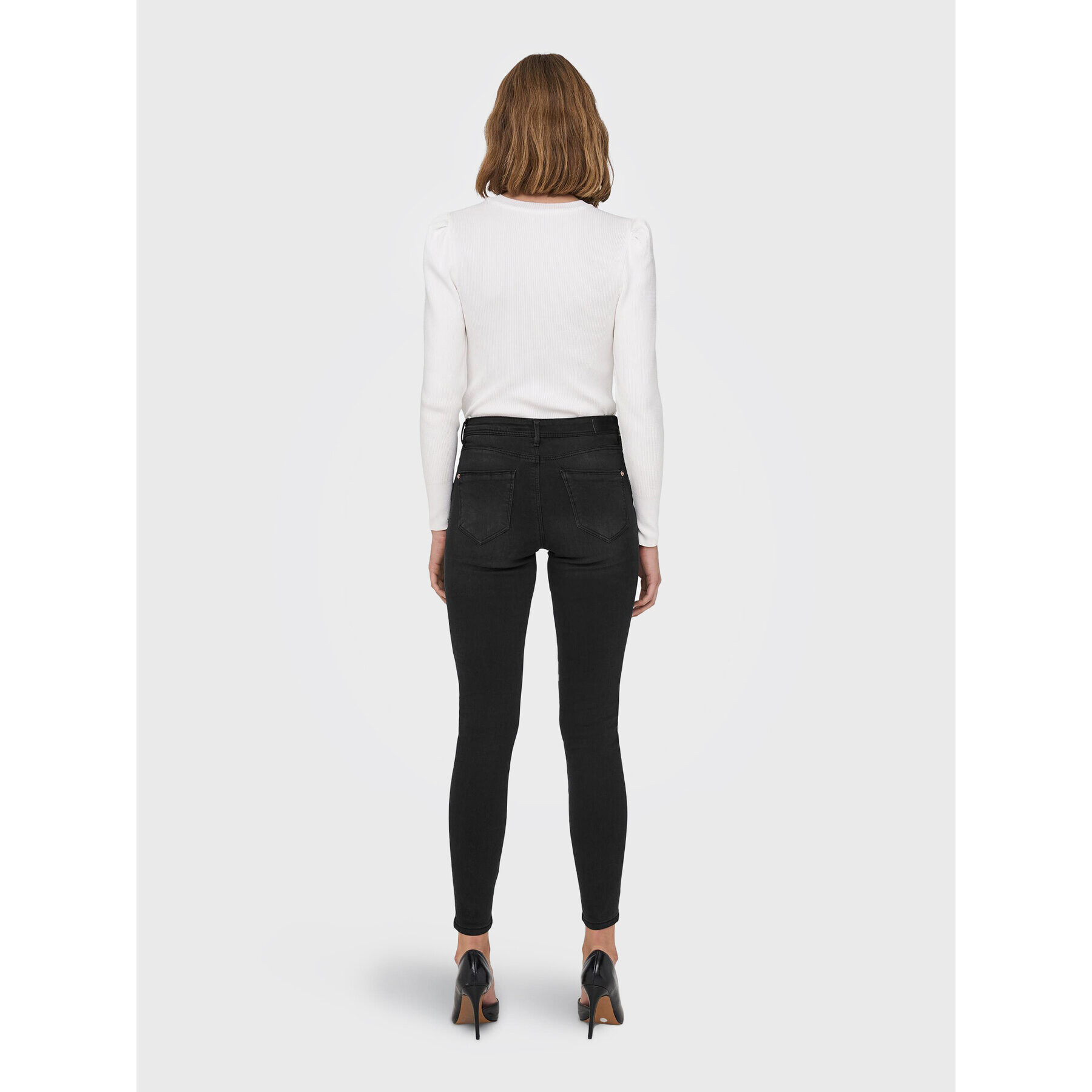 ONLY Jeansy Wauw 15230459 Černá Skinny Fit - Pepit.cz