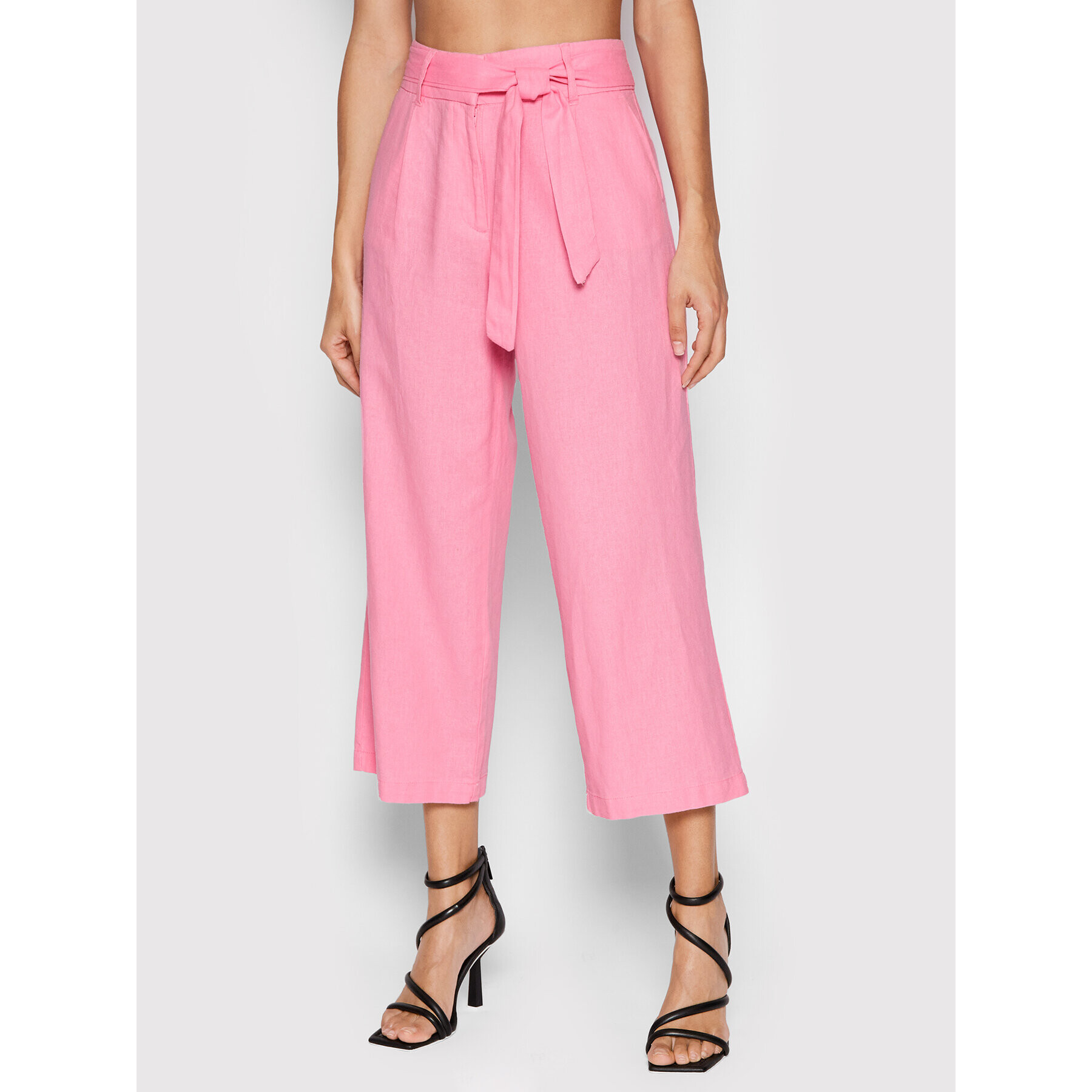 ONLY Kalhoty culottes Caro 15255128 Růžová Regular Fit - Pepit.cz