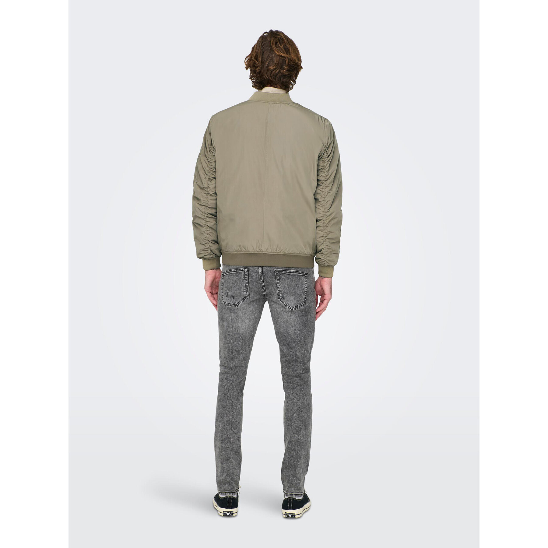 Only & Sons Bunda bomber Joshua 22023287 Béžová Regular Fit - Pepit.cz