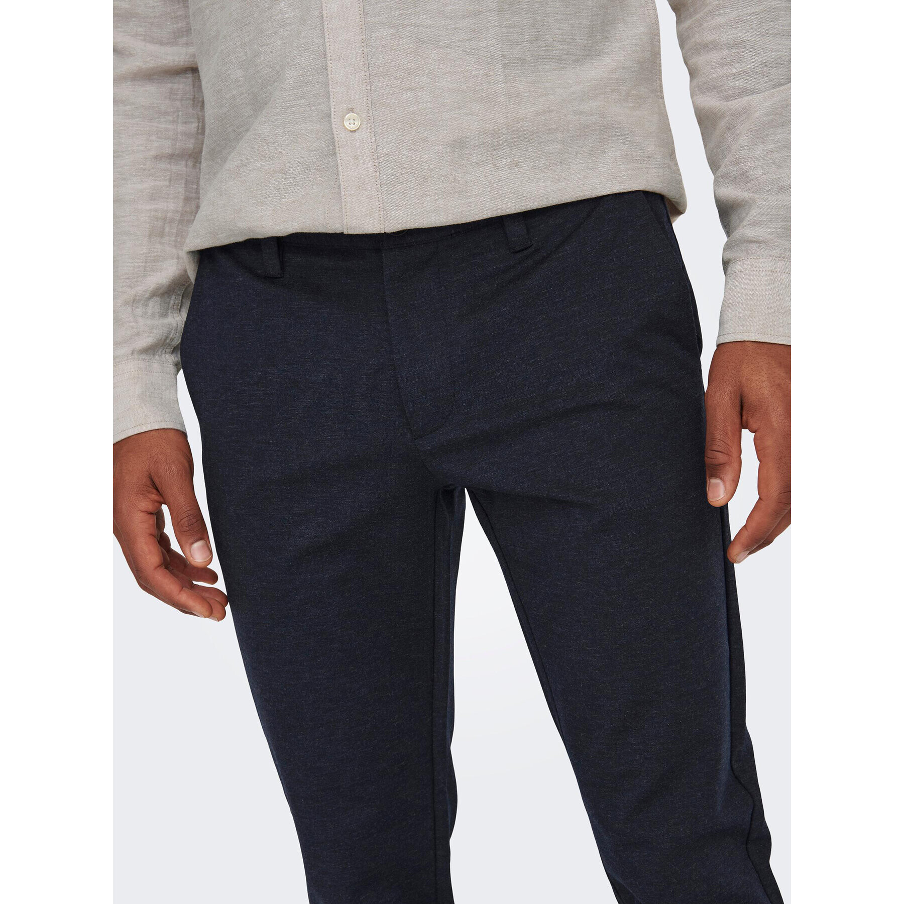 Only & Sons Chino kalhoty 22026326 Tmavomodrá Slim Tapered Fit - Pepit.cz