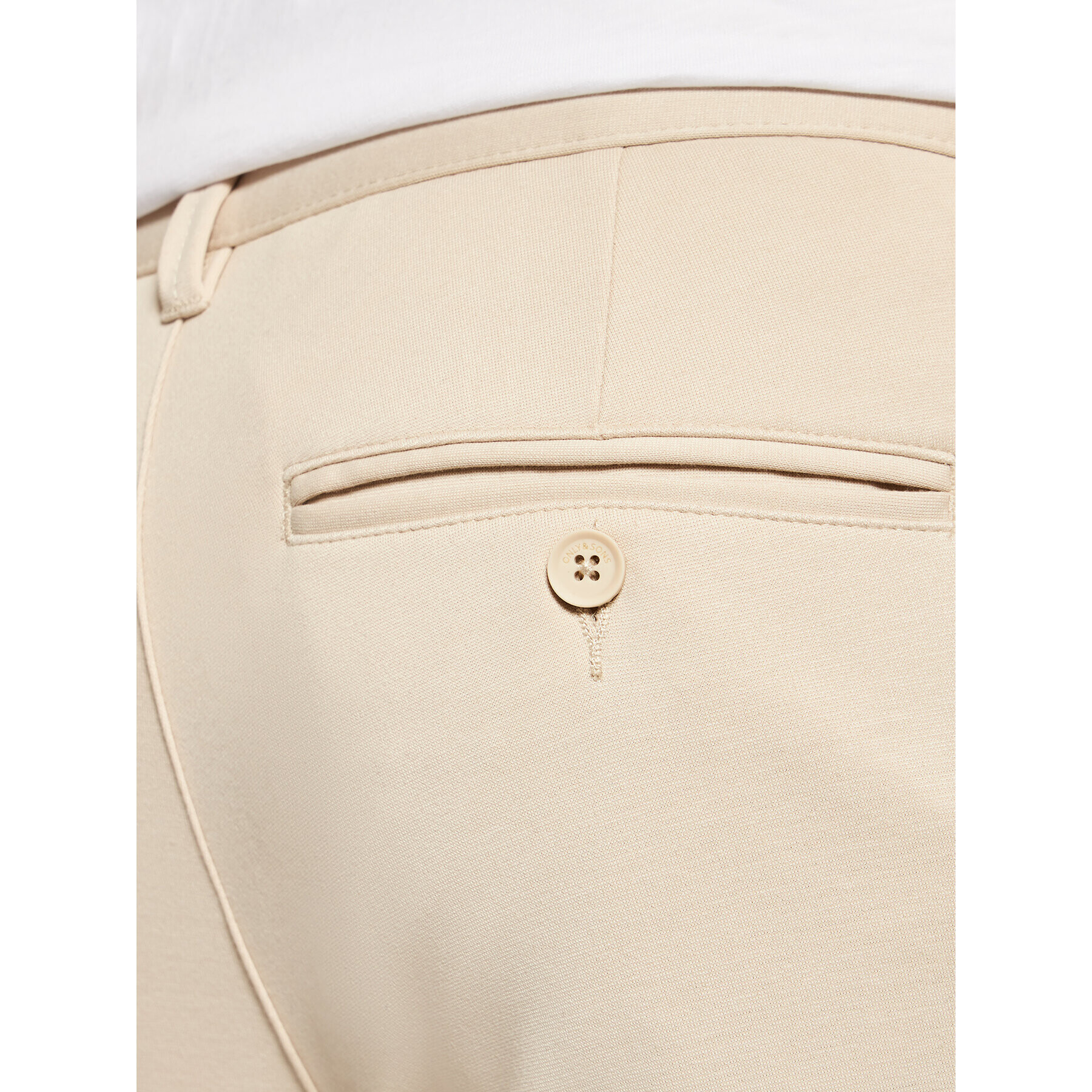 Only & Sons Chino kalhoty Mark 22010209 Béžová Slim Tapered Fit - Pepit.cz