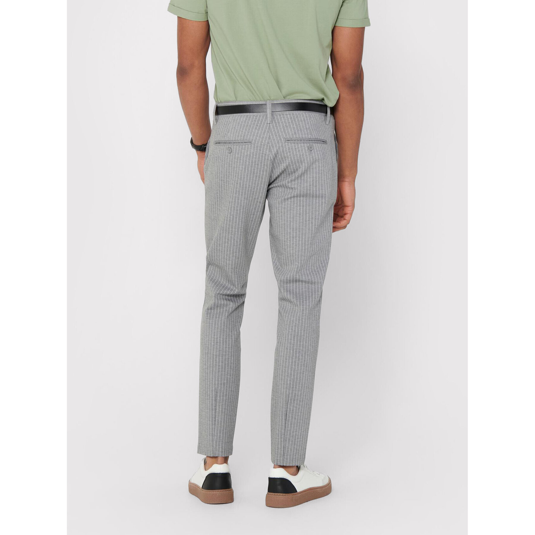 Only & Sons Chino kalhoty Mark 22013727 Šedá Slim Fit - Pepit.cz