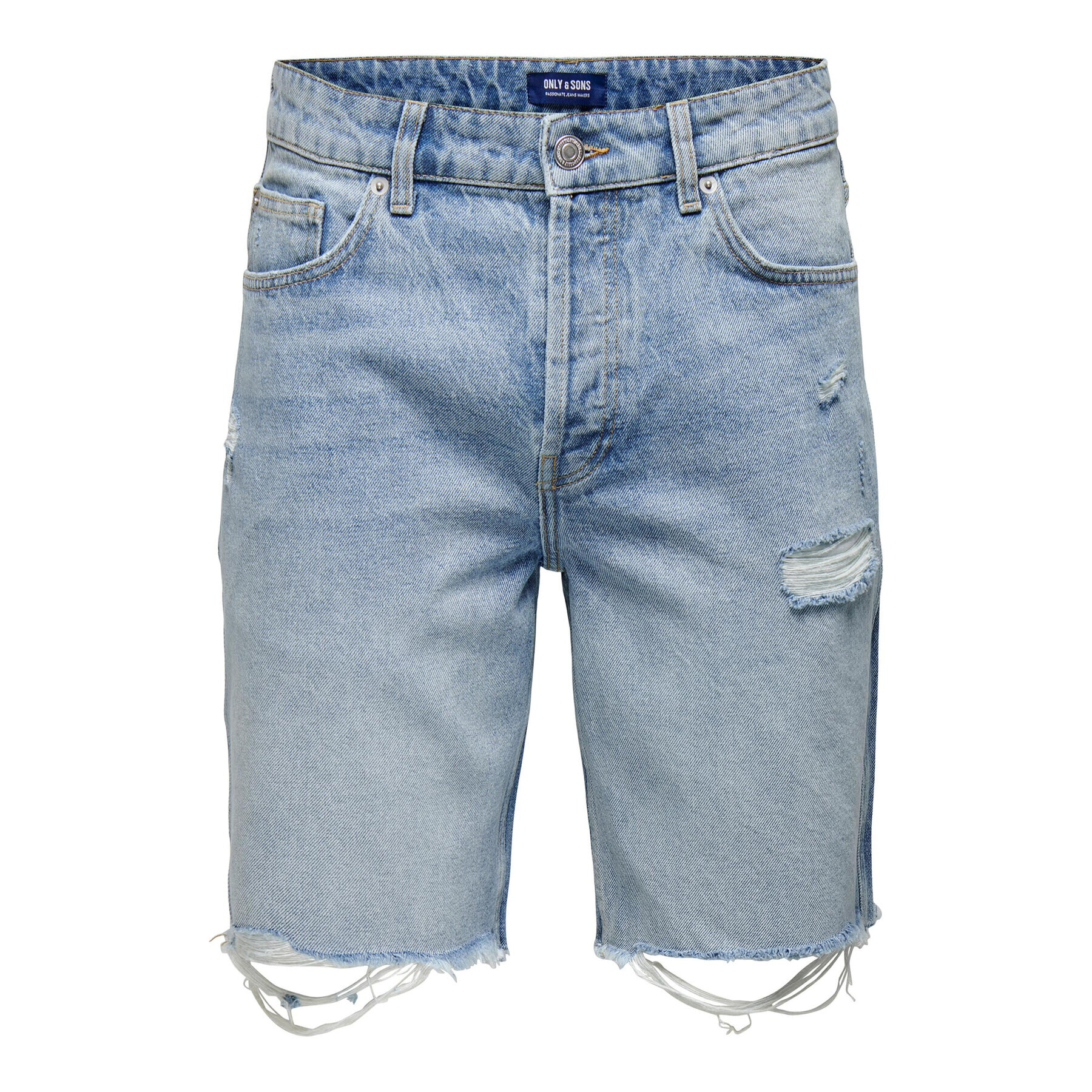 Only & Sons Džínové šortky 22024981 Modrá Loose Fit - Pepit.cz