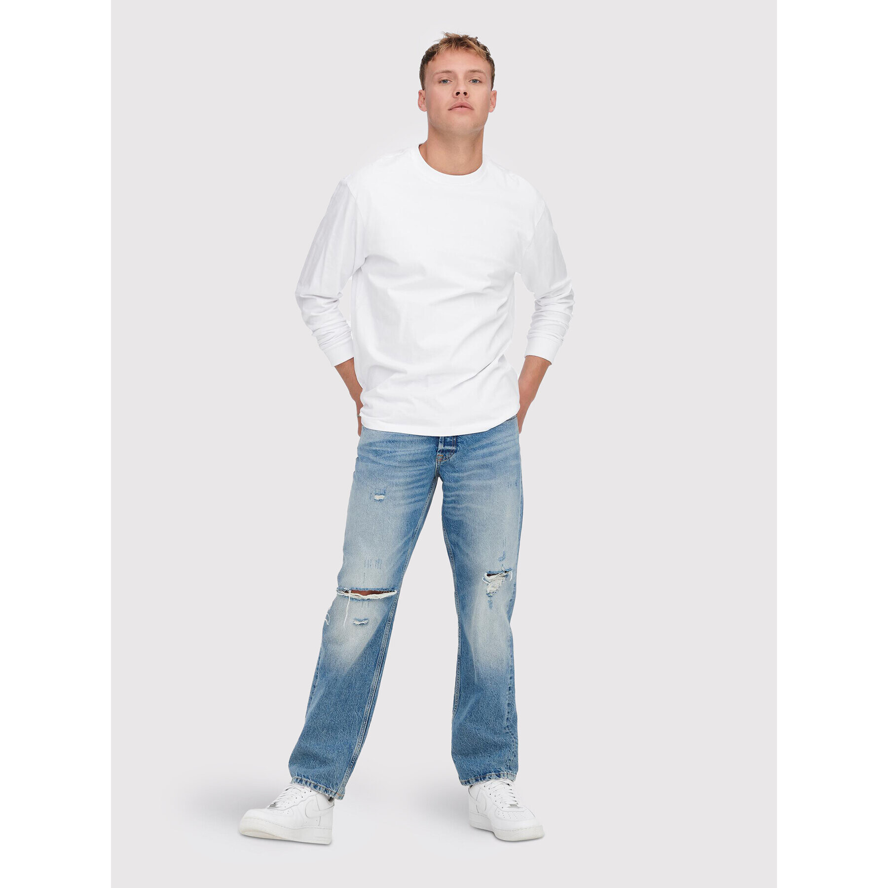 Only & Sons Jeansy Edge 22024067 Modrá Loose Fit - Pepit.cz