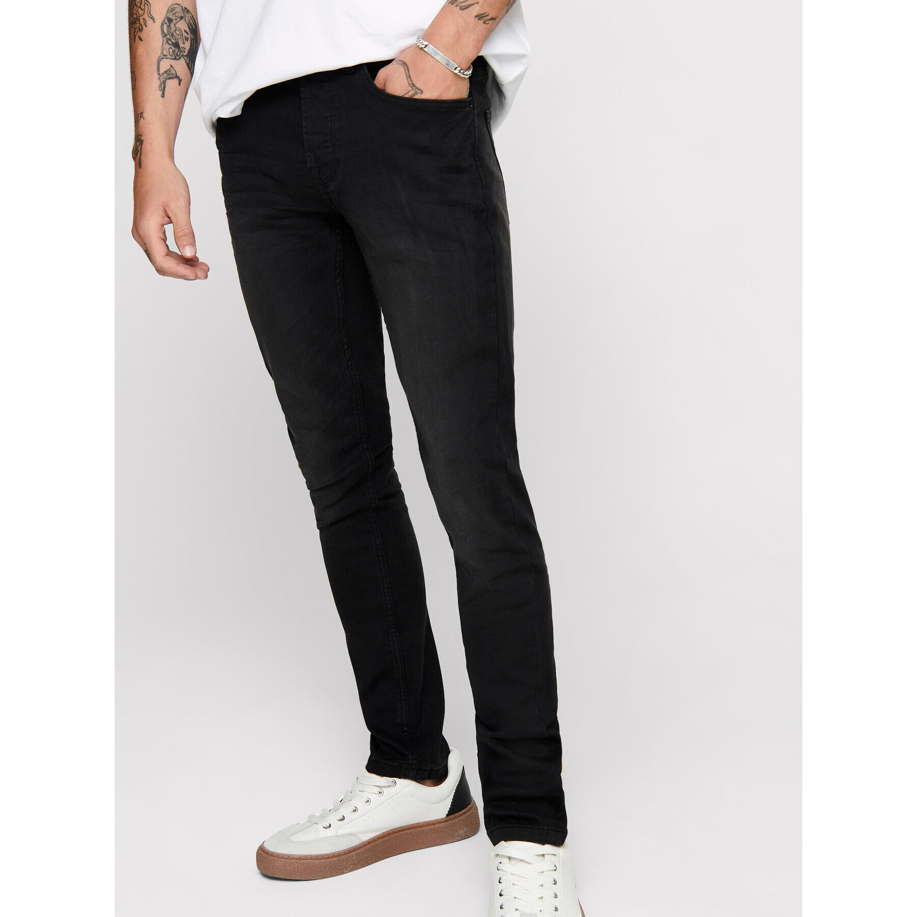 Only & Sons Jeansy Loom 22007451 Černá Slim Fit - Pepit.cz