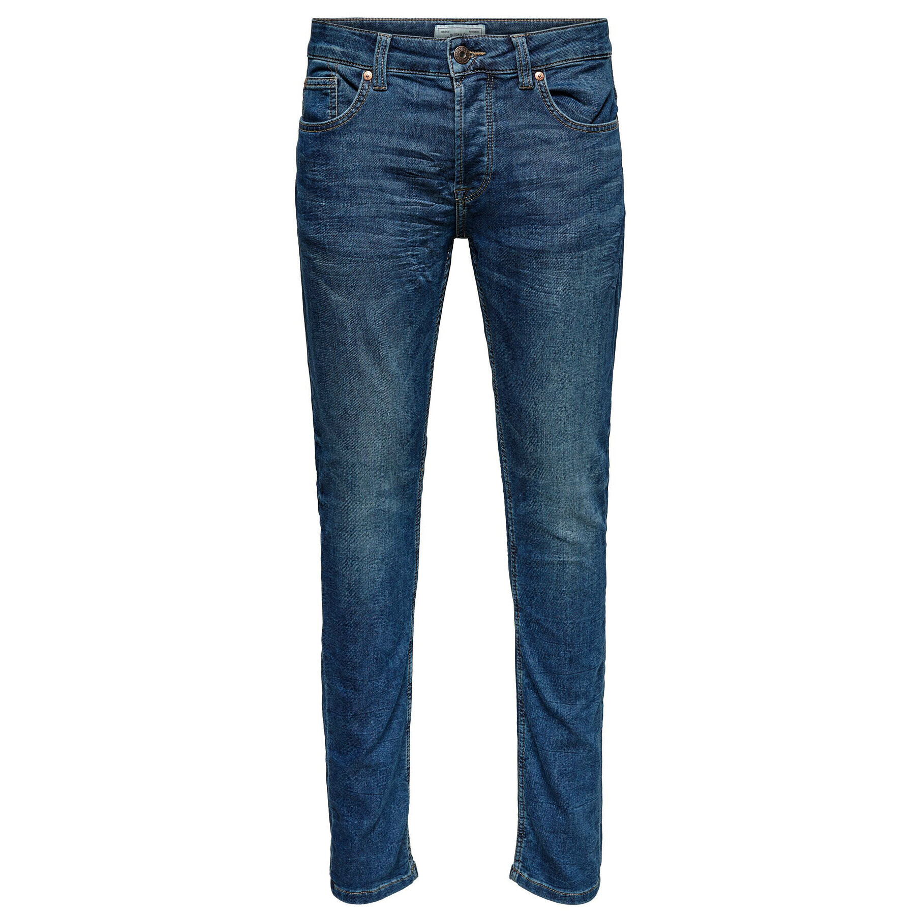 Only & Sons Jeansy Loom 22008472 Tmavomodrá Slim Fit - Pepit.cz