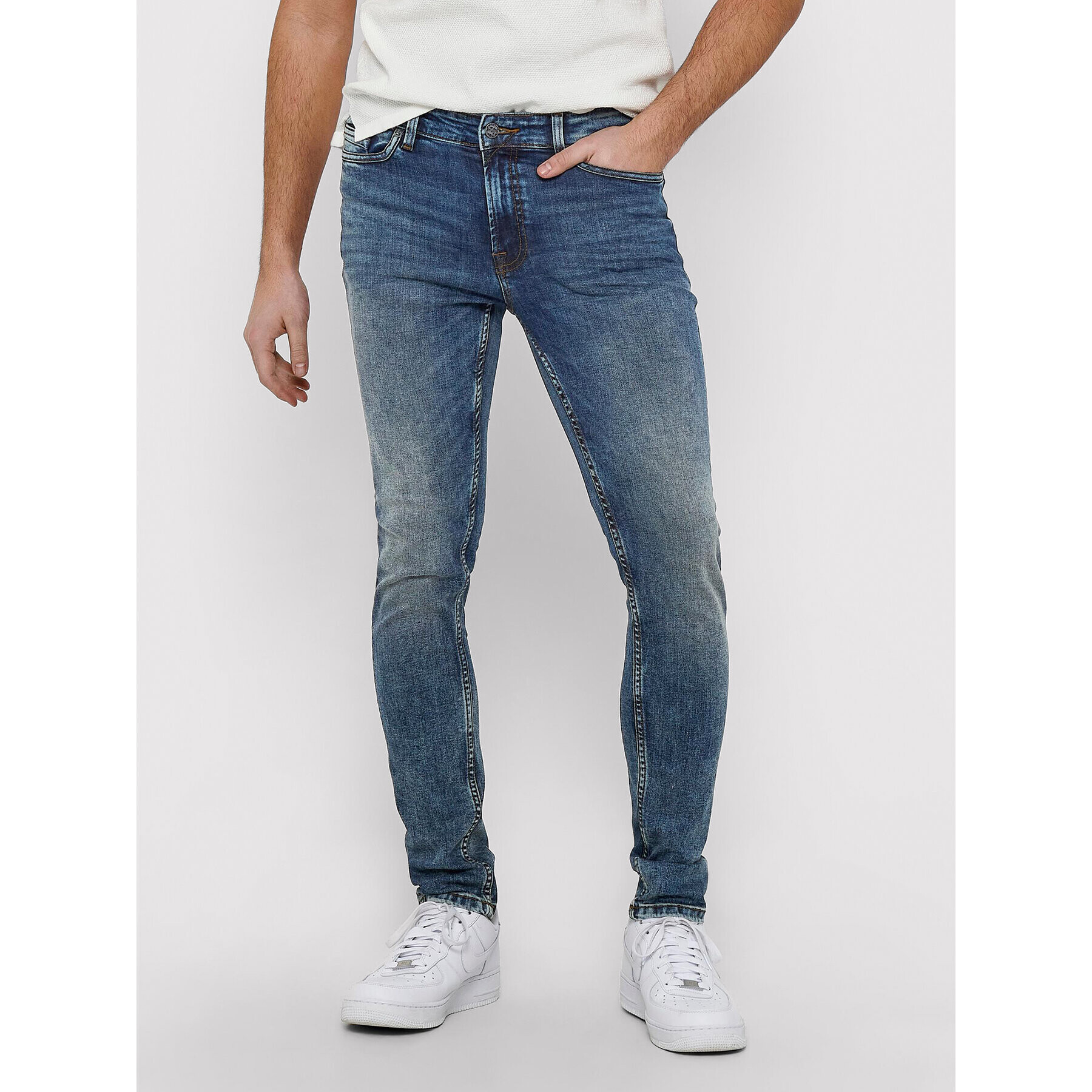 Only & Sons Jeansy Loom 22018609 Modrá Slim Fit - Pepit.cz