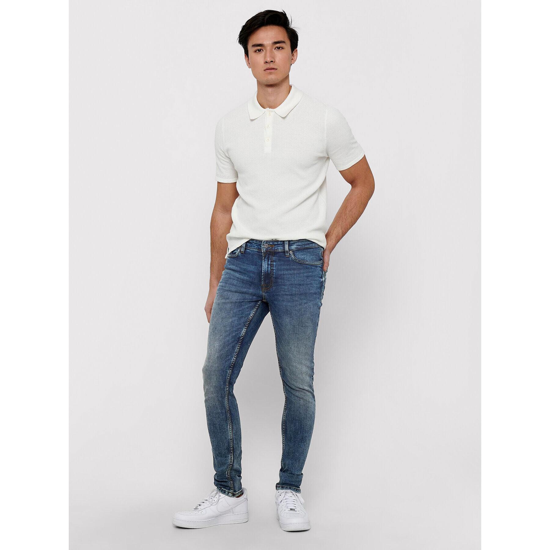 Only & Sons Jeansy Loom 22018609 Modrá Slim Fit - Pepit.cz