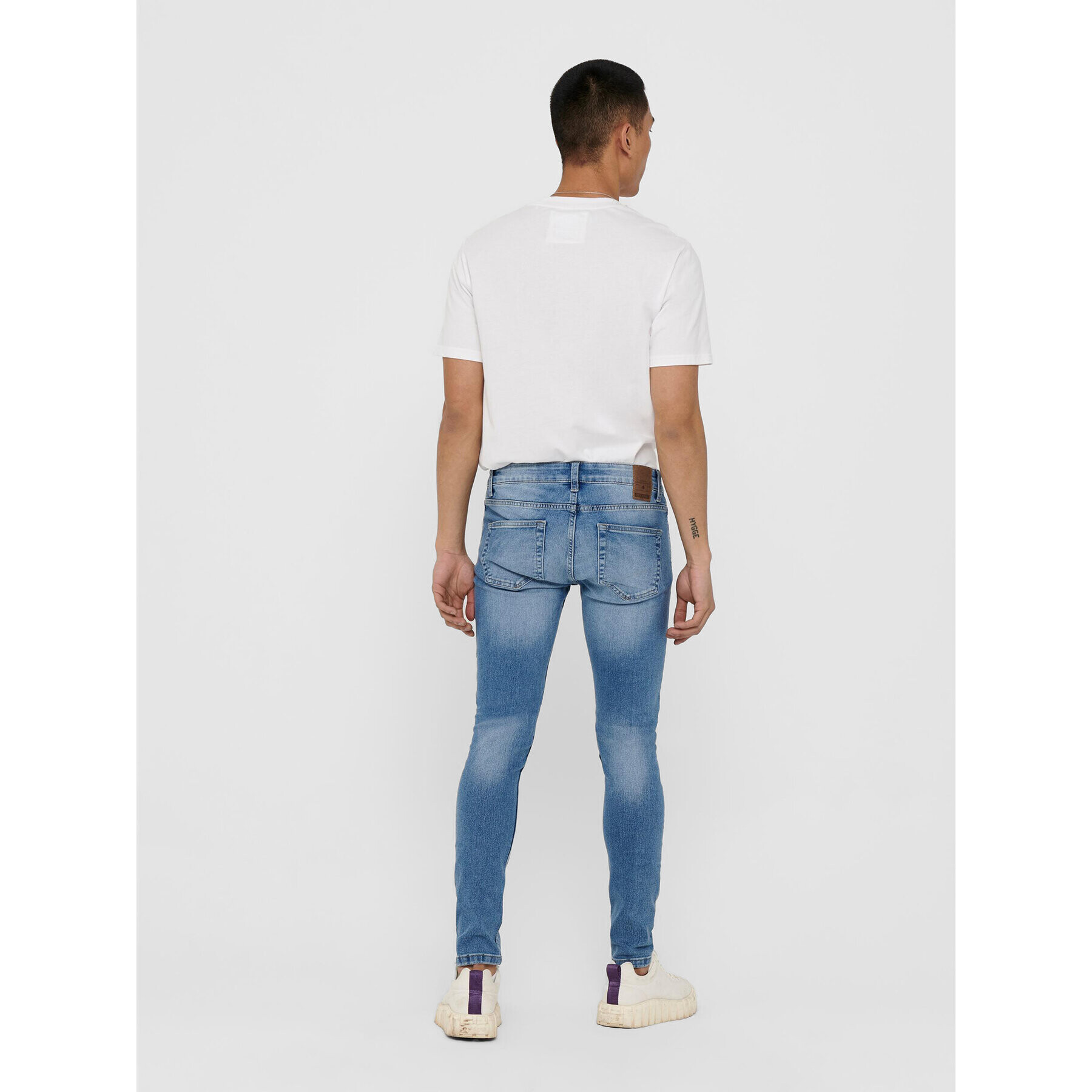 Only & Sons Jeansy Warp 22018252 Modrá Skinny Fit - Pepit.cz