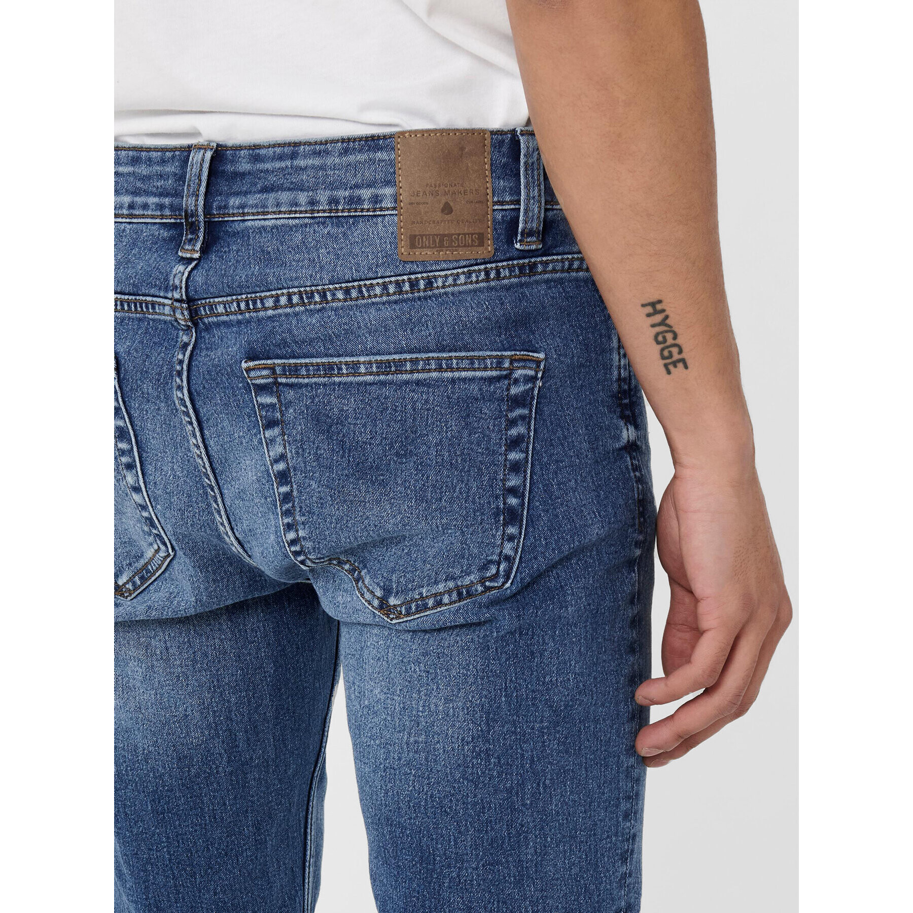 Only & Sons Jeansy Warp 22018256 Tmavomodrá Skinny Fit - Pepit.cz