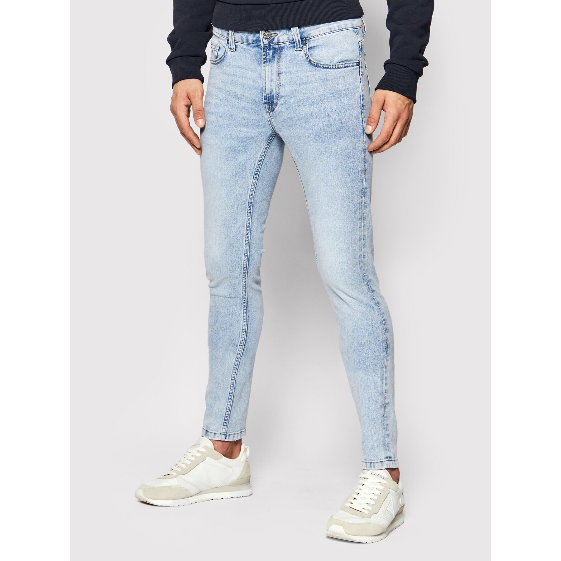 Only & Sons Jeansy Warp 22020748 Modrá Skinny Fit - Pepit.cz