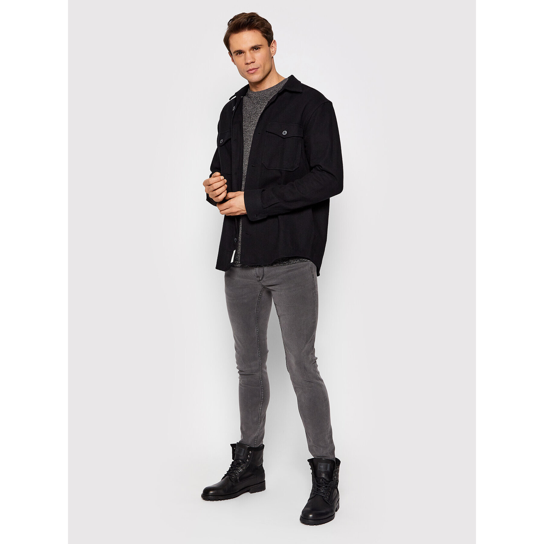 Only & Sons Jeansy Warp 22020749 Šedá Skinny Fit - Pepit.cz