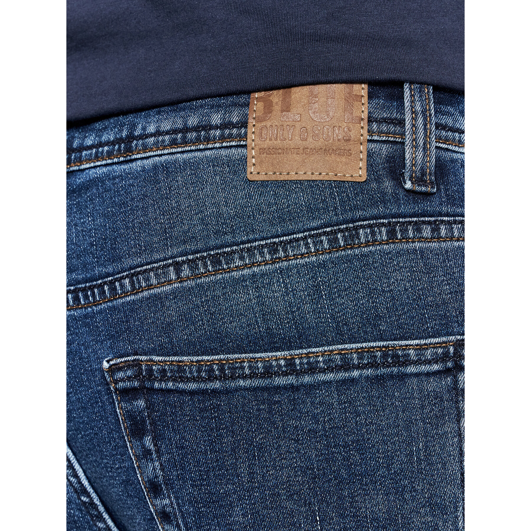 Only & Sons Jeansy Weft 22021887 Tmavomodrá Regular Fit - Pepit.cz