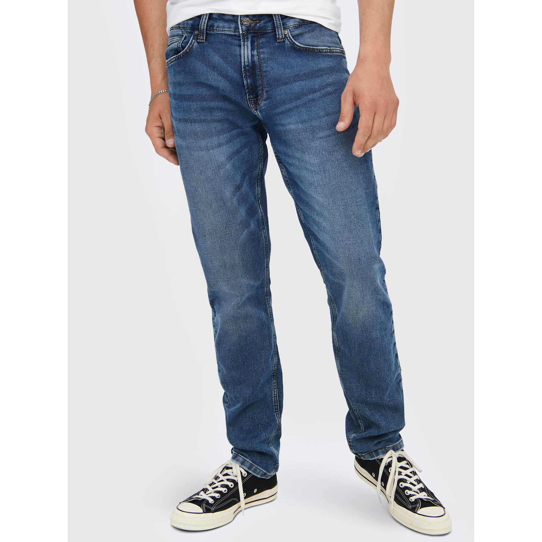 Only & Sons Jeansy Weft 22021896 Modrá Regular Fit - Pepit.cz