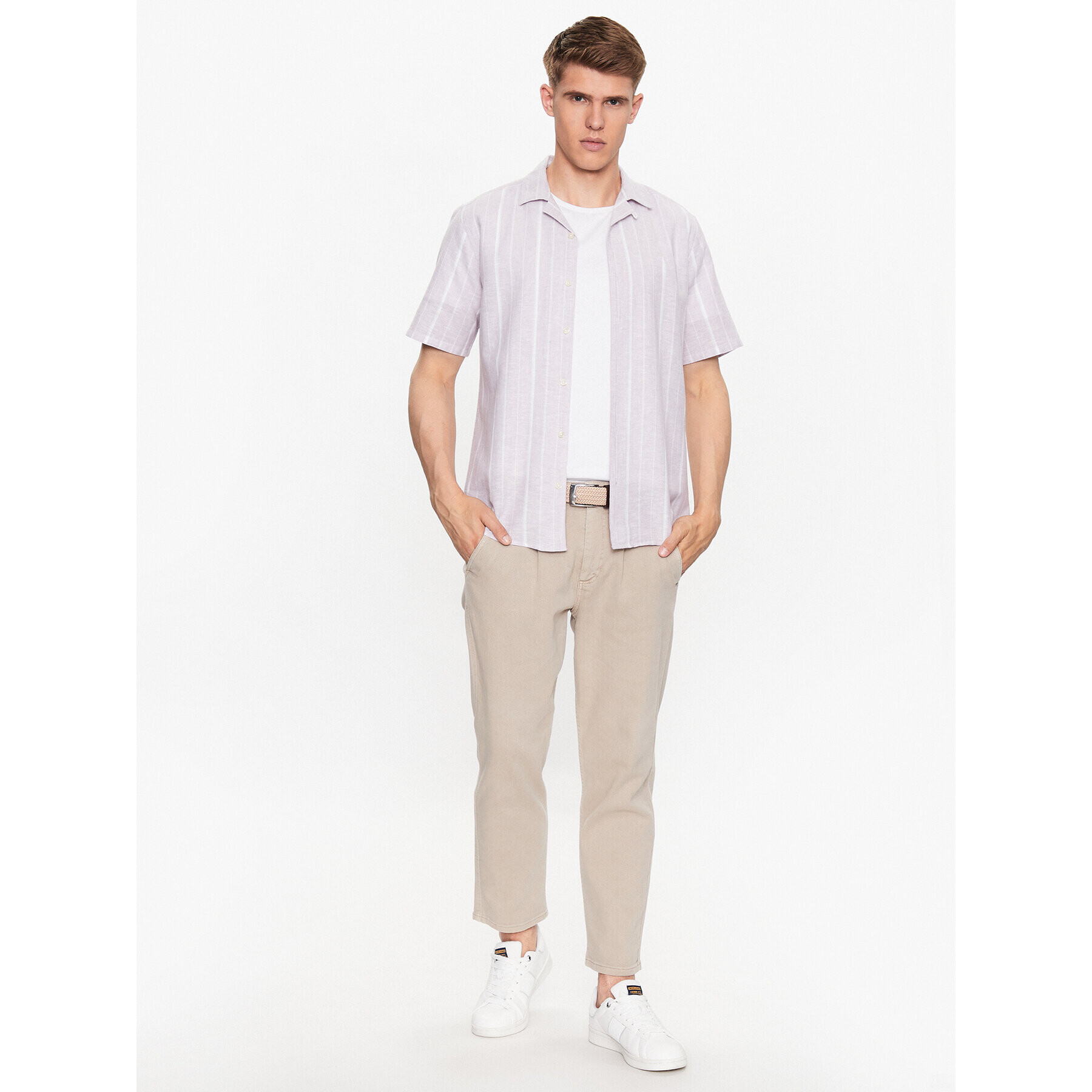 Only & Sons Košile 22025117 Fialová Slim Fit - Pepit.cz