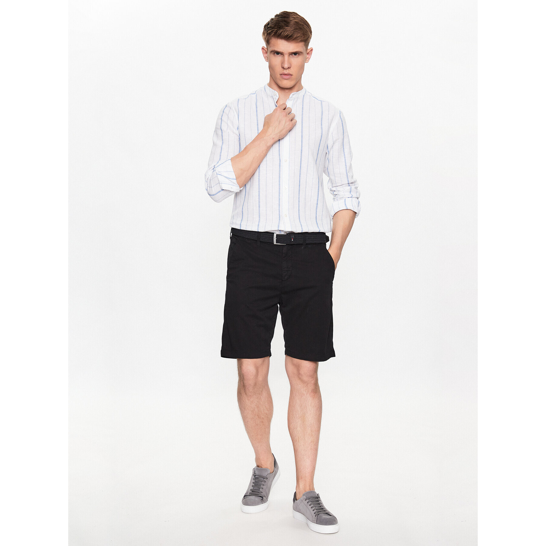 Only & Sons Košile 22025122 Bílá Slim Fit - Pepit.cz