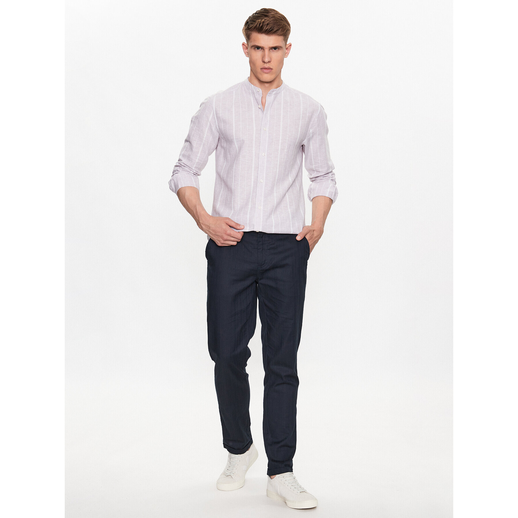 Only & Sons Košile 22025122 Šedá Slim Fit - Pepit.cz