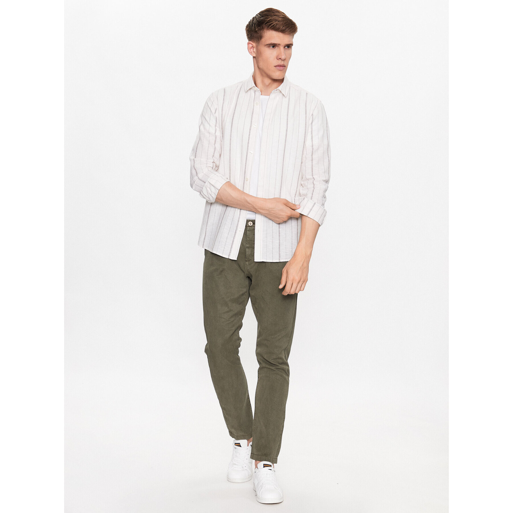 Only & Sons Košile 22025123 Šedá Slim Fit - Pepit.cz