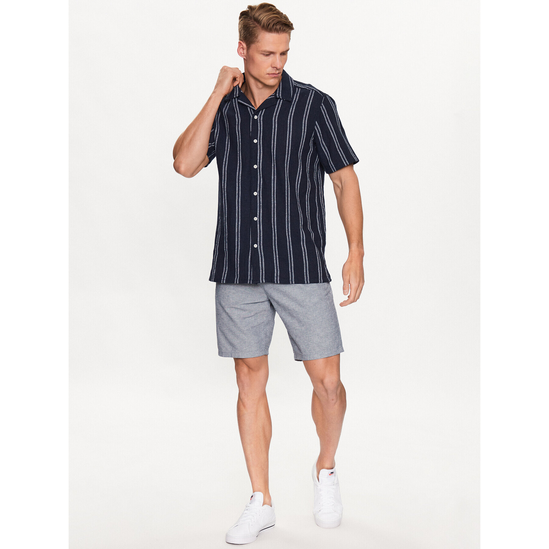 Only & Sons Košile 22025659 Tmavomodrá Regular Fit - Pepit.cz