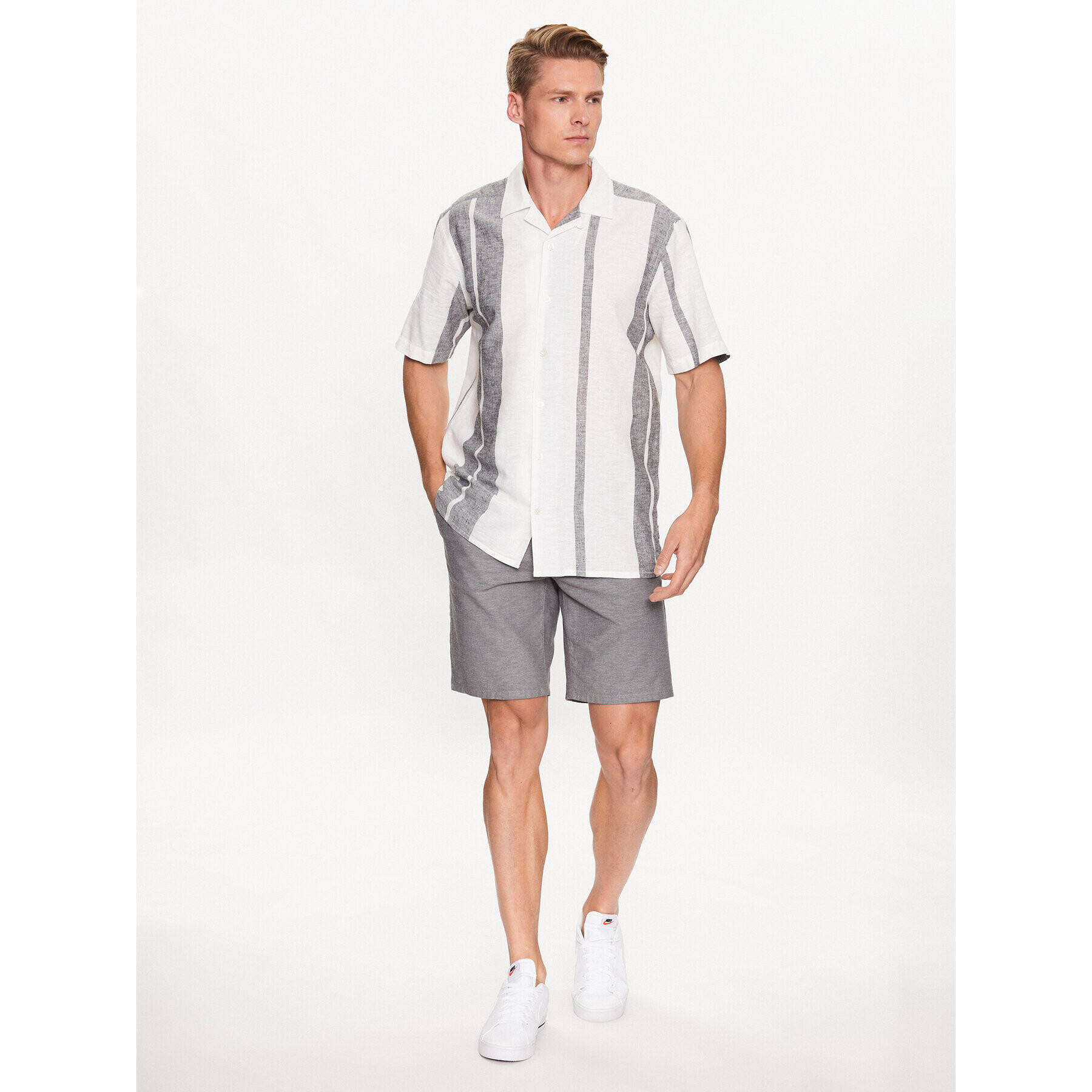 Only & Sons Košile 22026109 Bílá Regular Fit - Pepit.cz