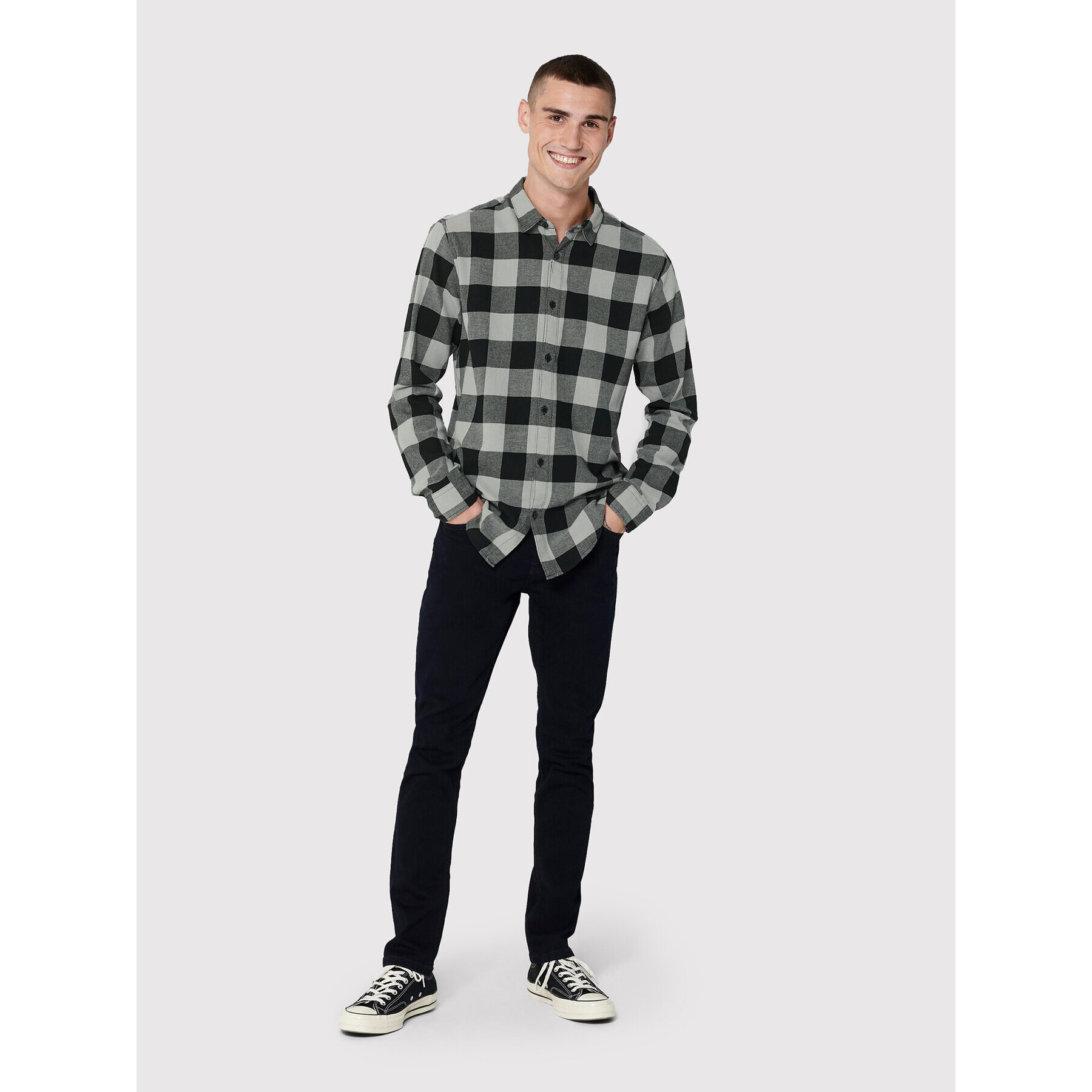 Only & Sons Košile Gudmund 22007112 Šedá Slim Fit - Pepit.cz