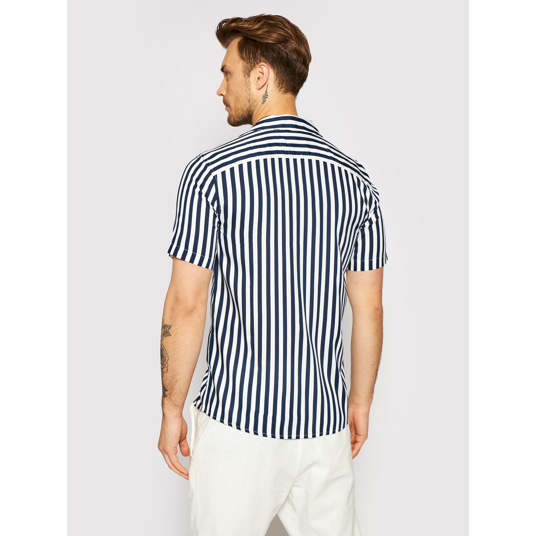 Only & Sons Košile Wayne 22013267 Tmavomodrá Regular Fit - Pepit.cz