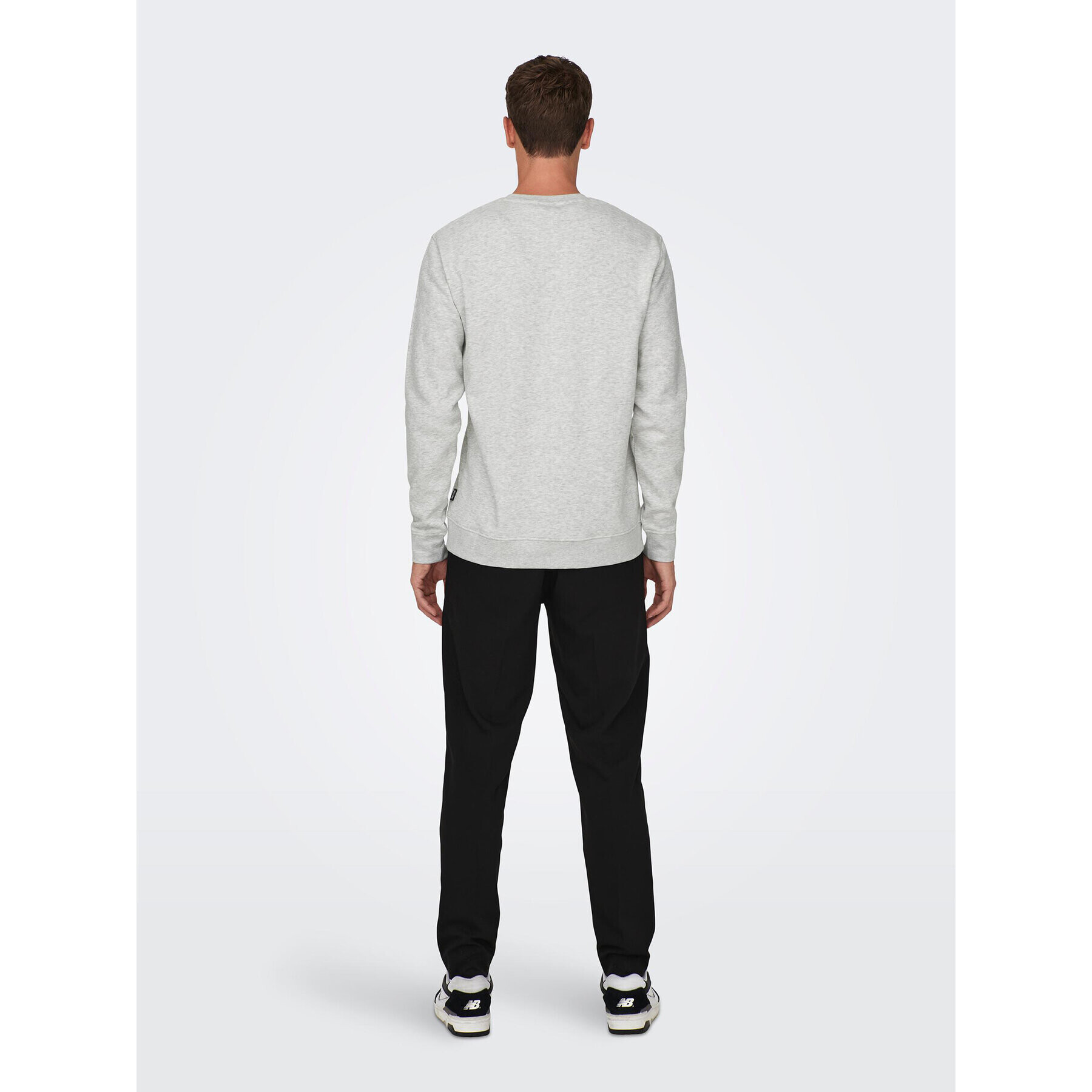 Only & Sons Mikina 22027006 Šedá Relaxed Fit - Pepit.cz