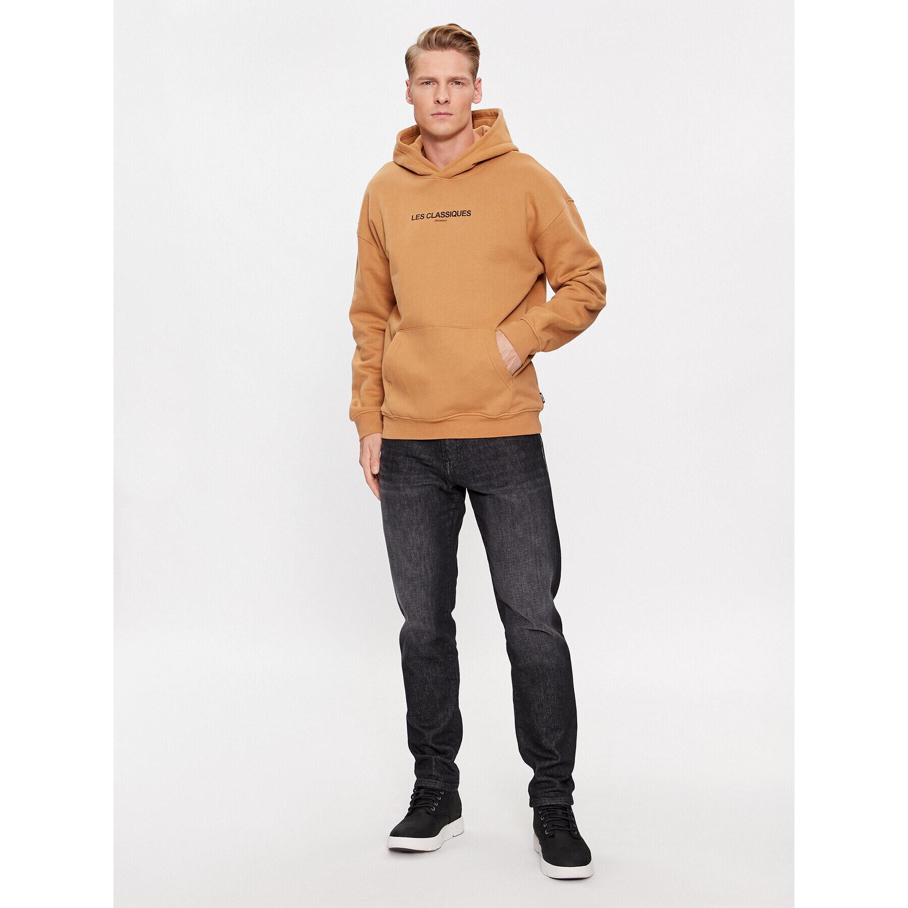 Only & Sons Mikina 22027062 Hnědá Regular Fit - Pepit.cz