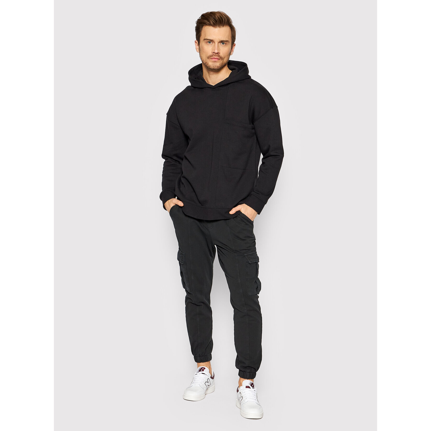 Only & Sons Mikina Knox 22021746 Černá Relaxed Fit - Pepit.cz