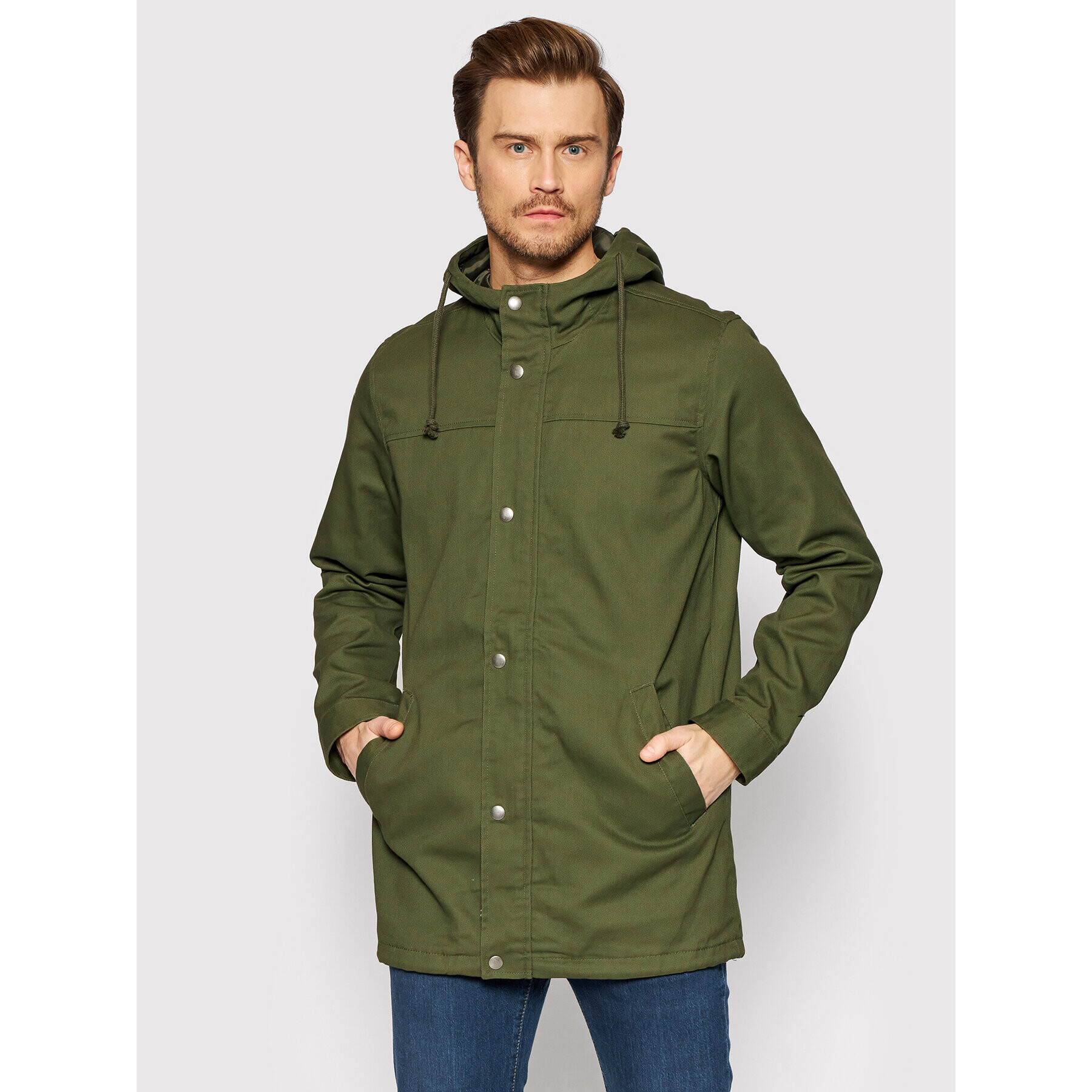 Only & Sons Parka Alex 22020791 Zelená Regular Fit - Pepit.cz