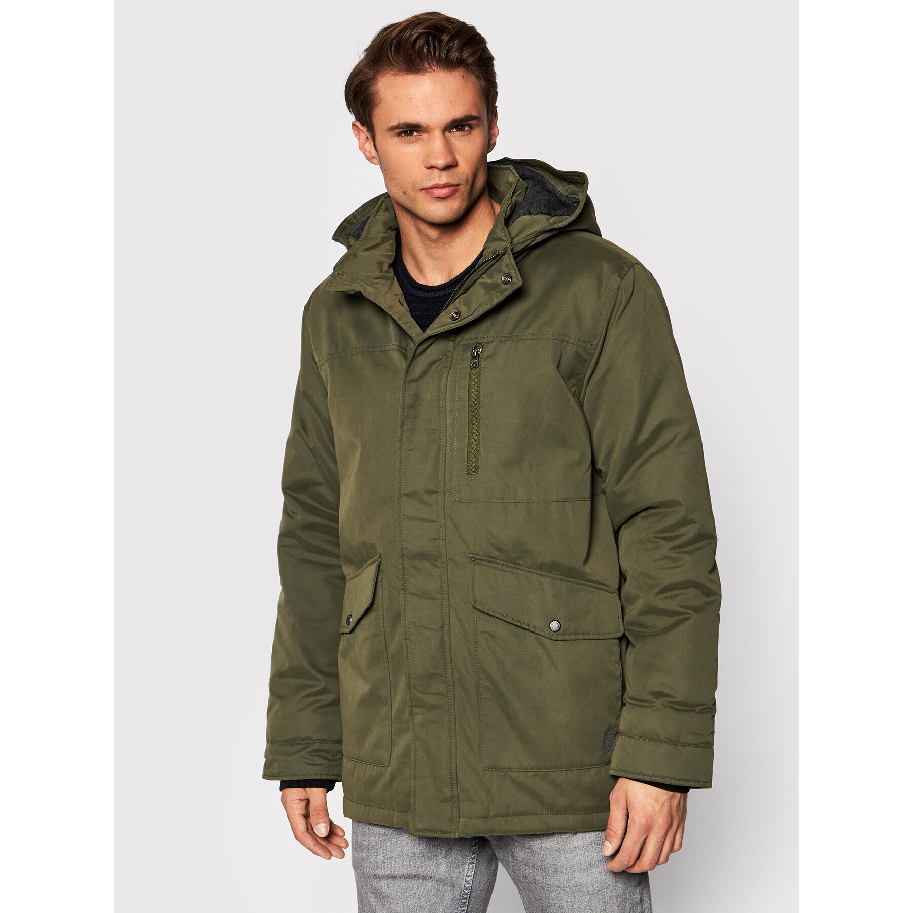 Only & Sons Parka Elliot 22019342 Zelená Regular Fit - Pepit.cz